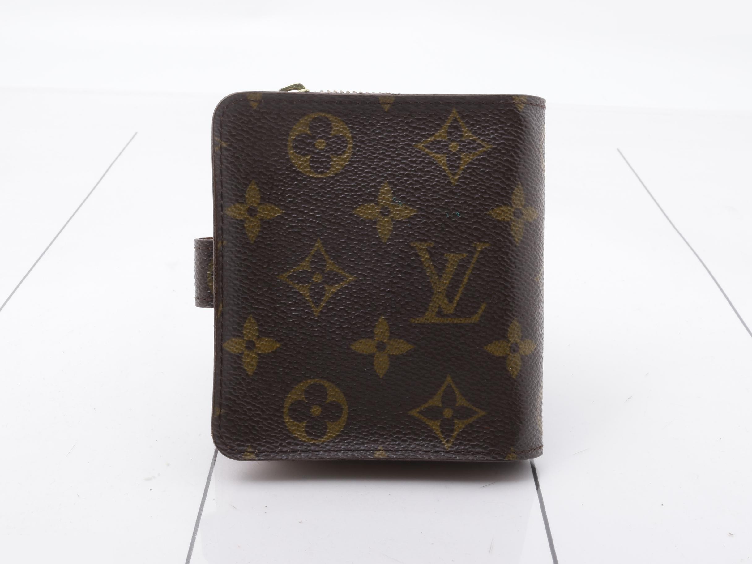Compact Zip Monogram Bi-fold Wallet — view 2