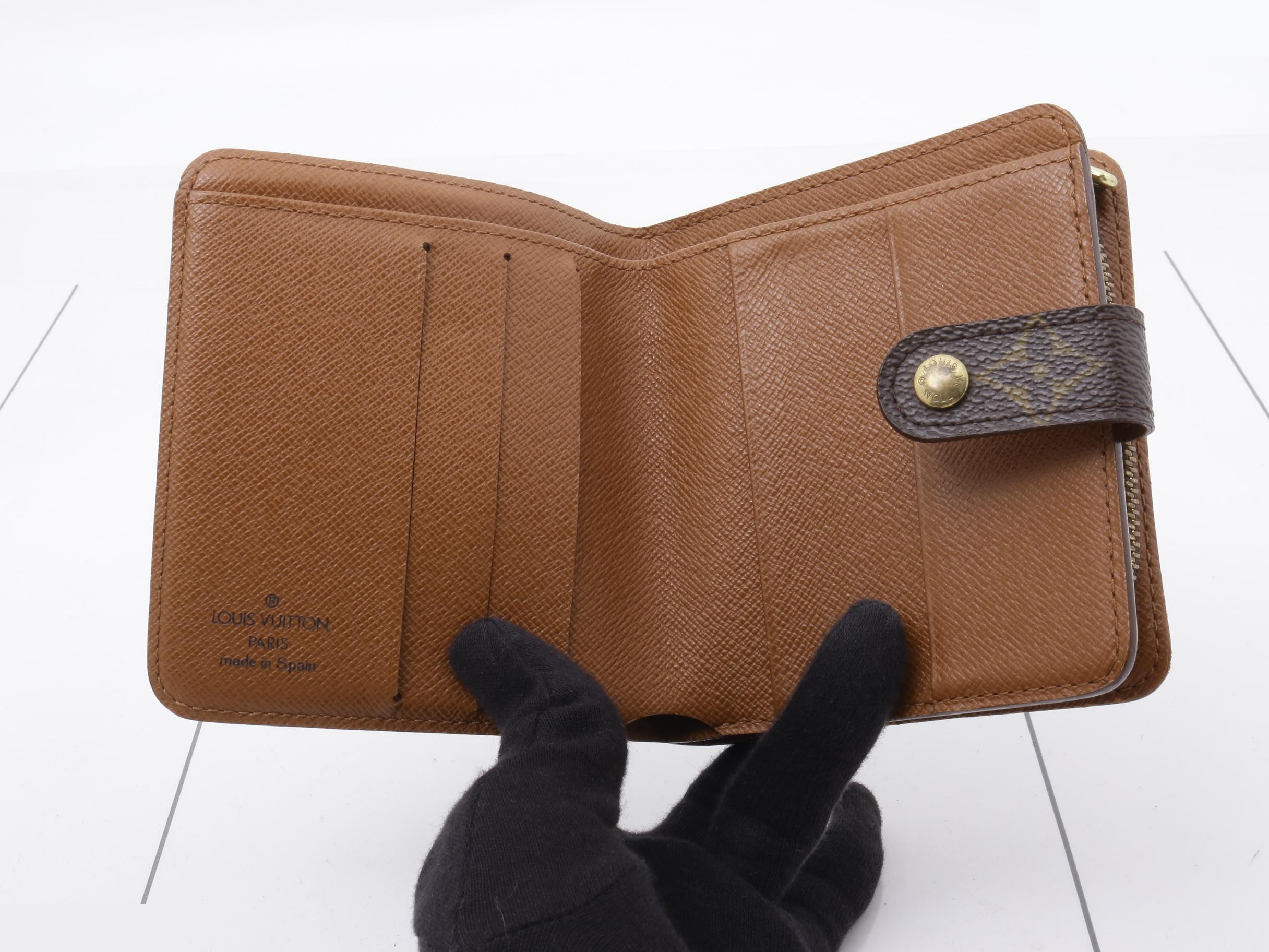 Compact Zip Monogram Bi-fold Wallet — view 4