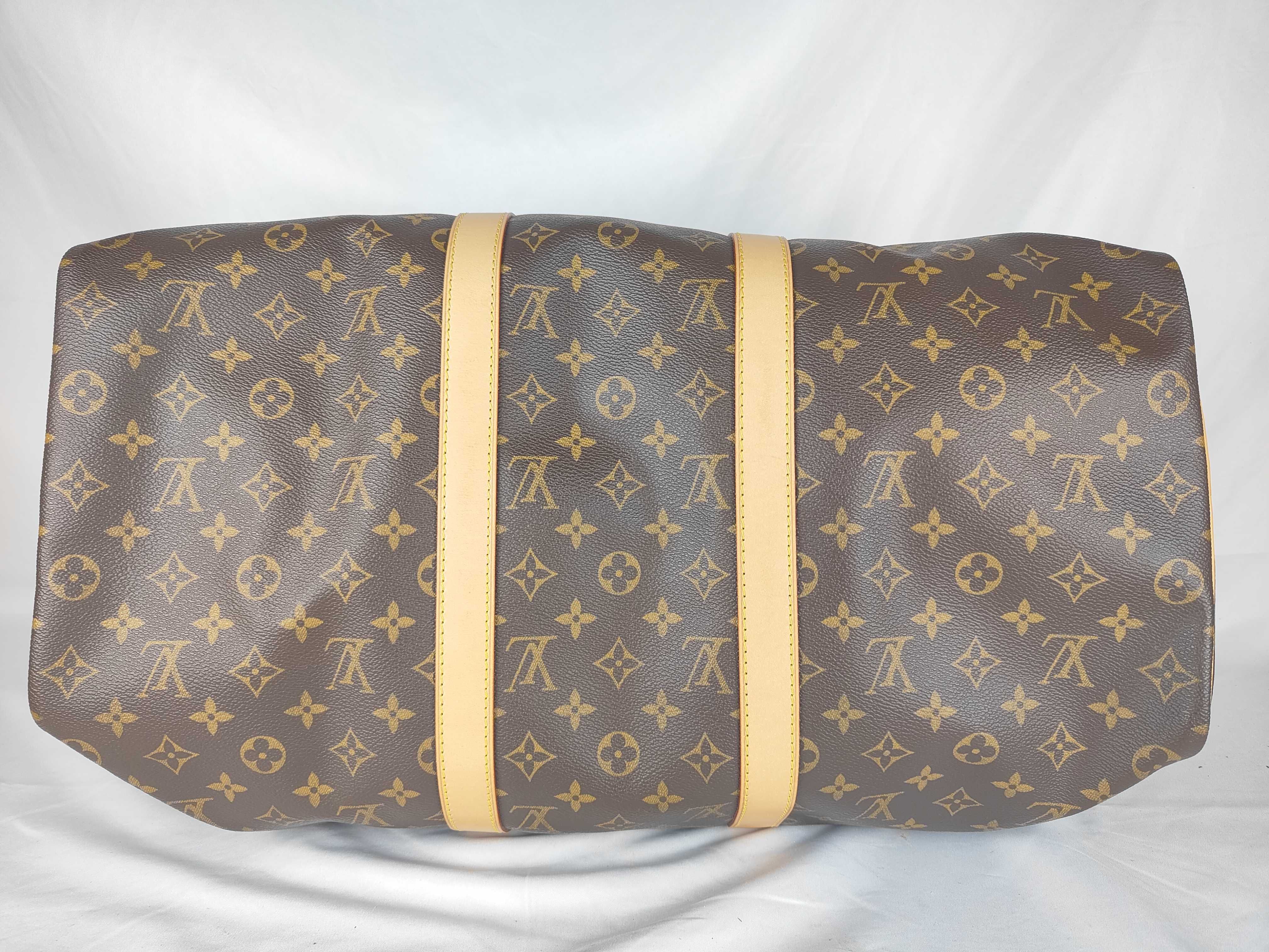 Monogram Keepall Bandoulière Boston Bag — view 9