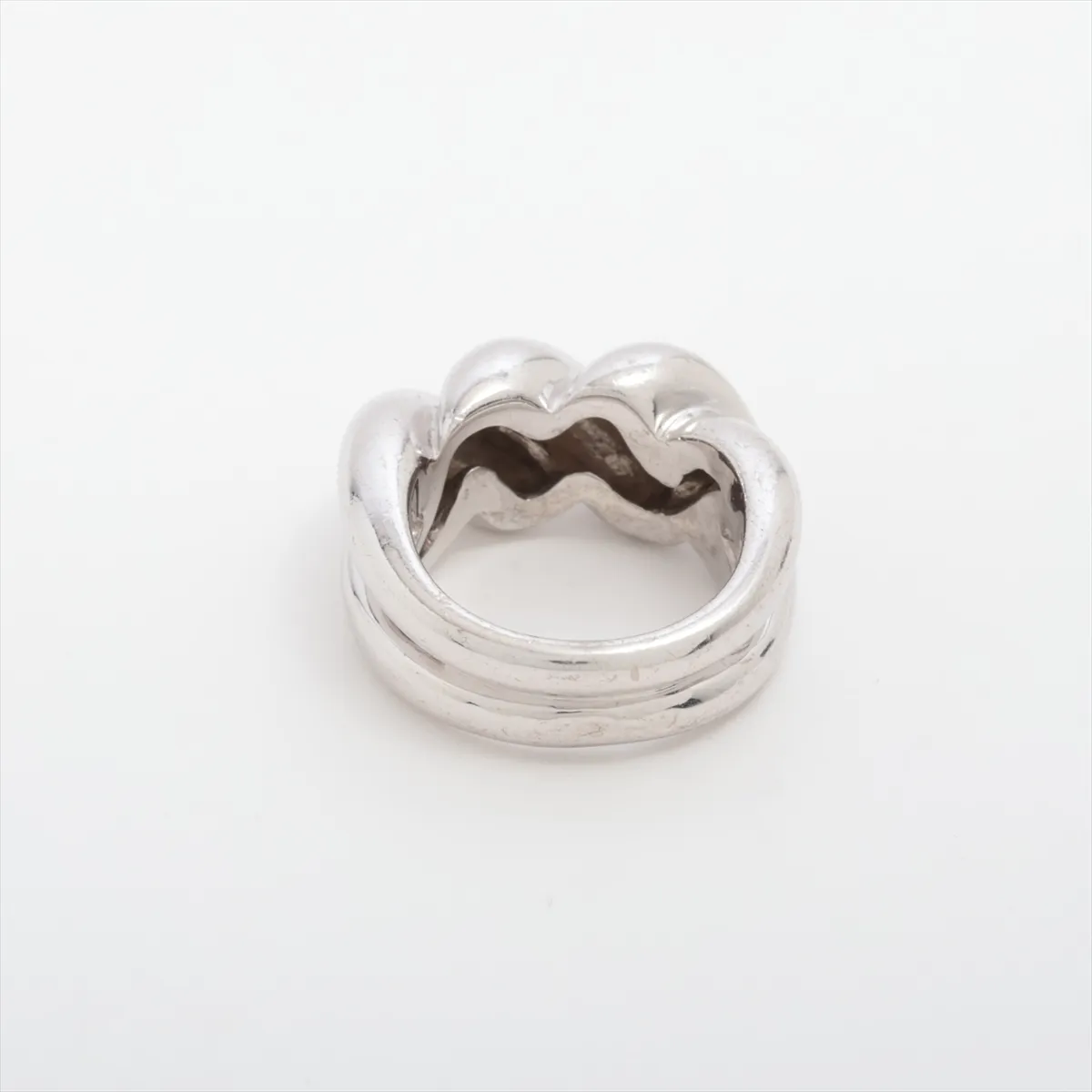 Torsade Ring, Size 52, 925 Sterling Silver, 13.9g, dents, — view 2