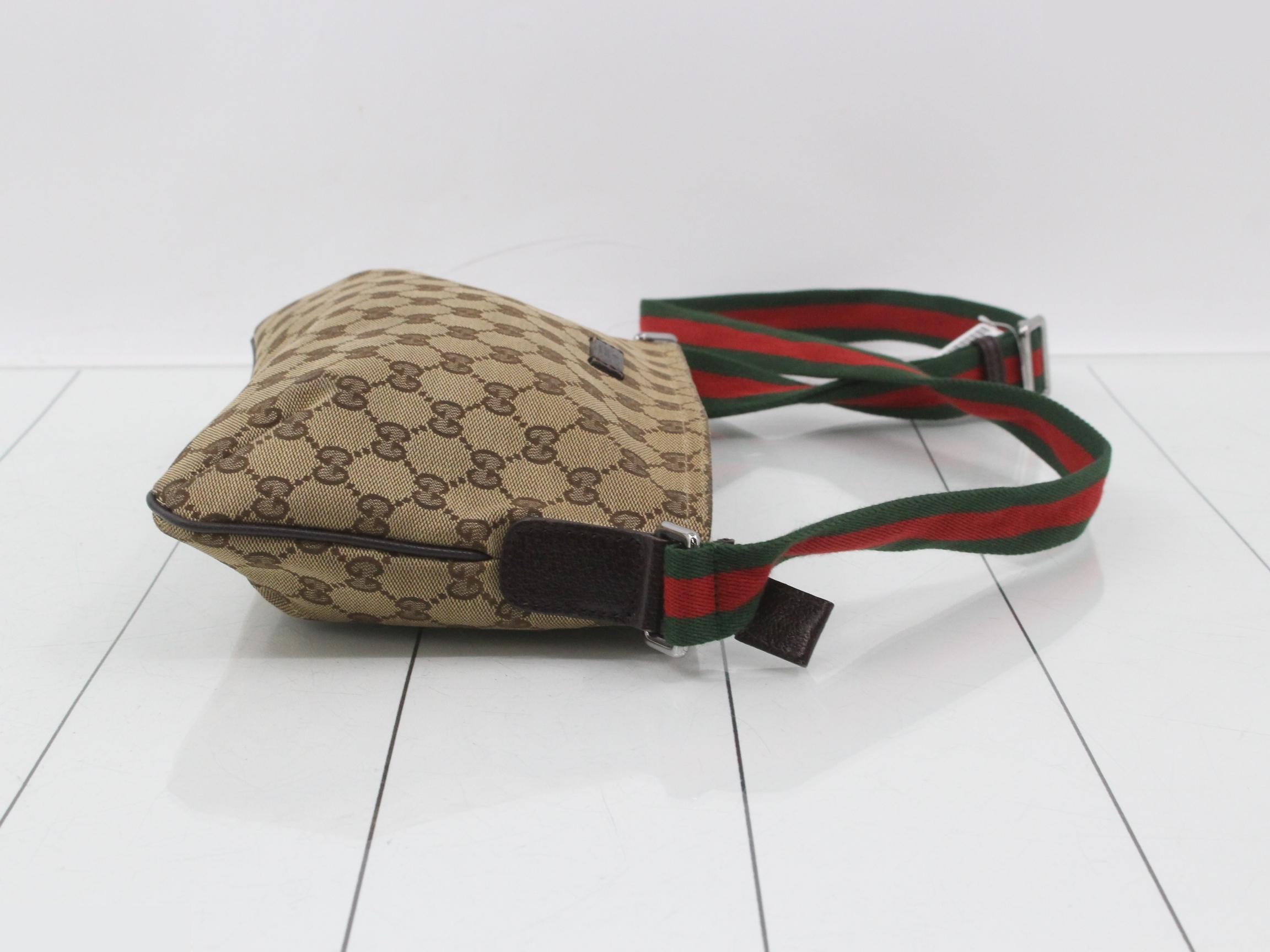 canvas shoulder bag, beige, Sherry line, 189749 — view 3