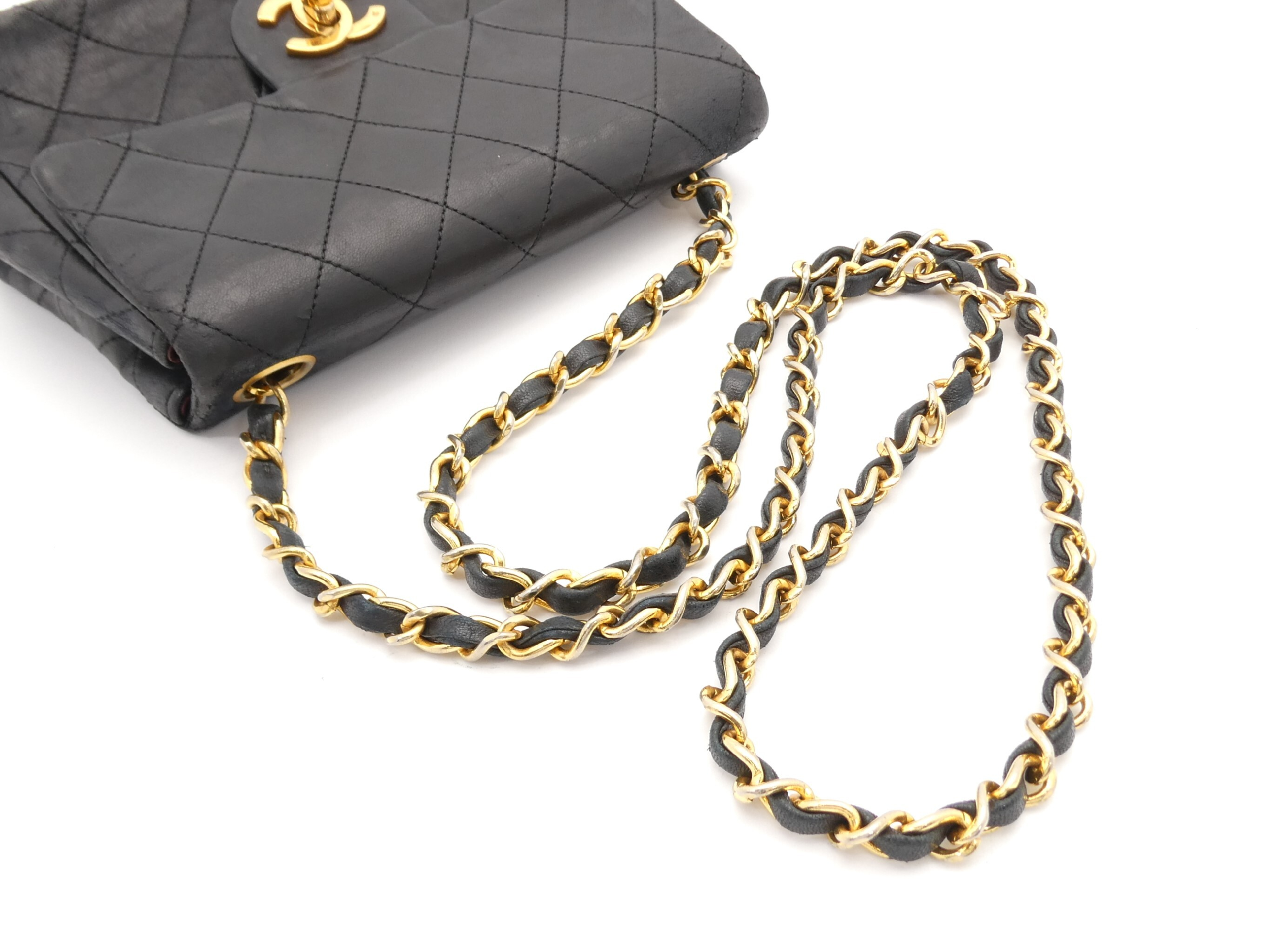 Mini Matelassé Coco Mark Turnlock Chain Shoulder Bag — view 6