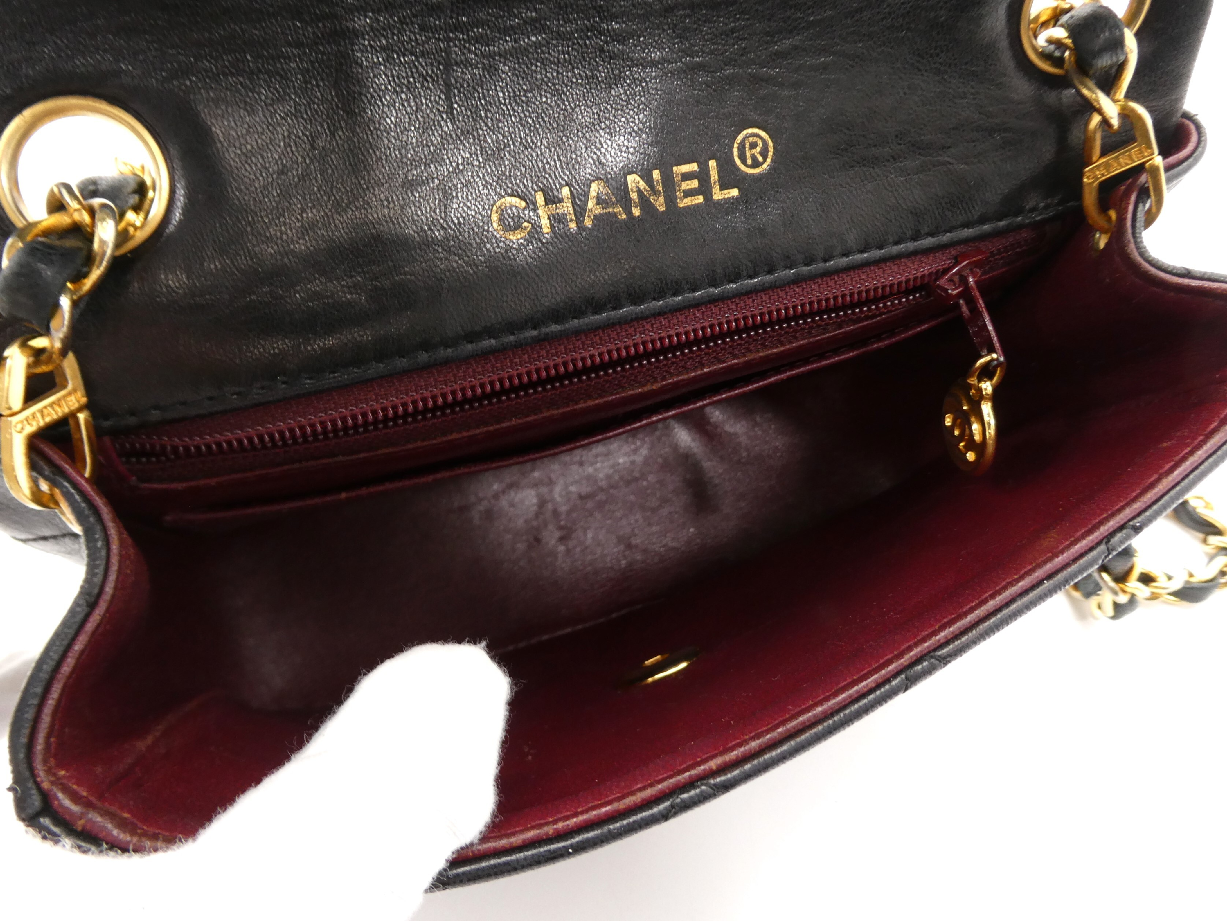 Mini Matelassé Coco Mark Turnlock Chain Shoulder Bag — view 7