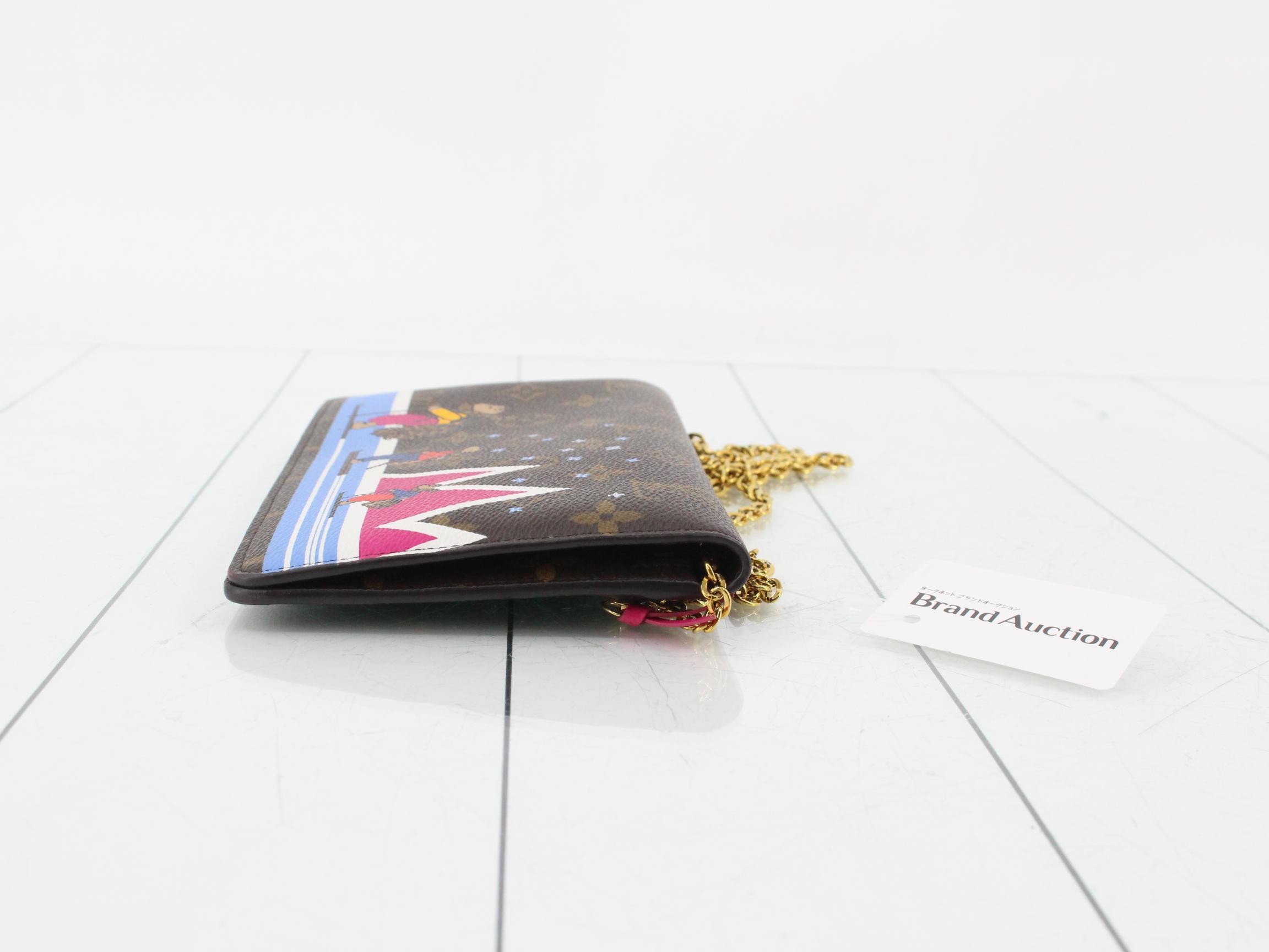 Monogram Pochette Weekend Chain Wallet — view 3