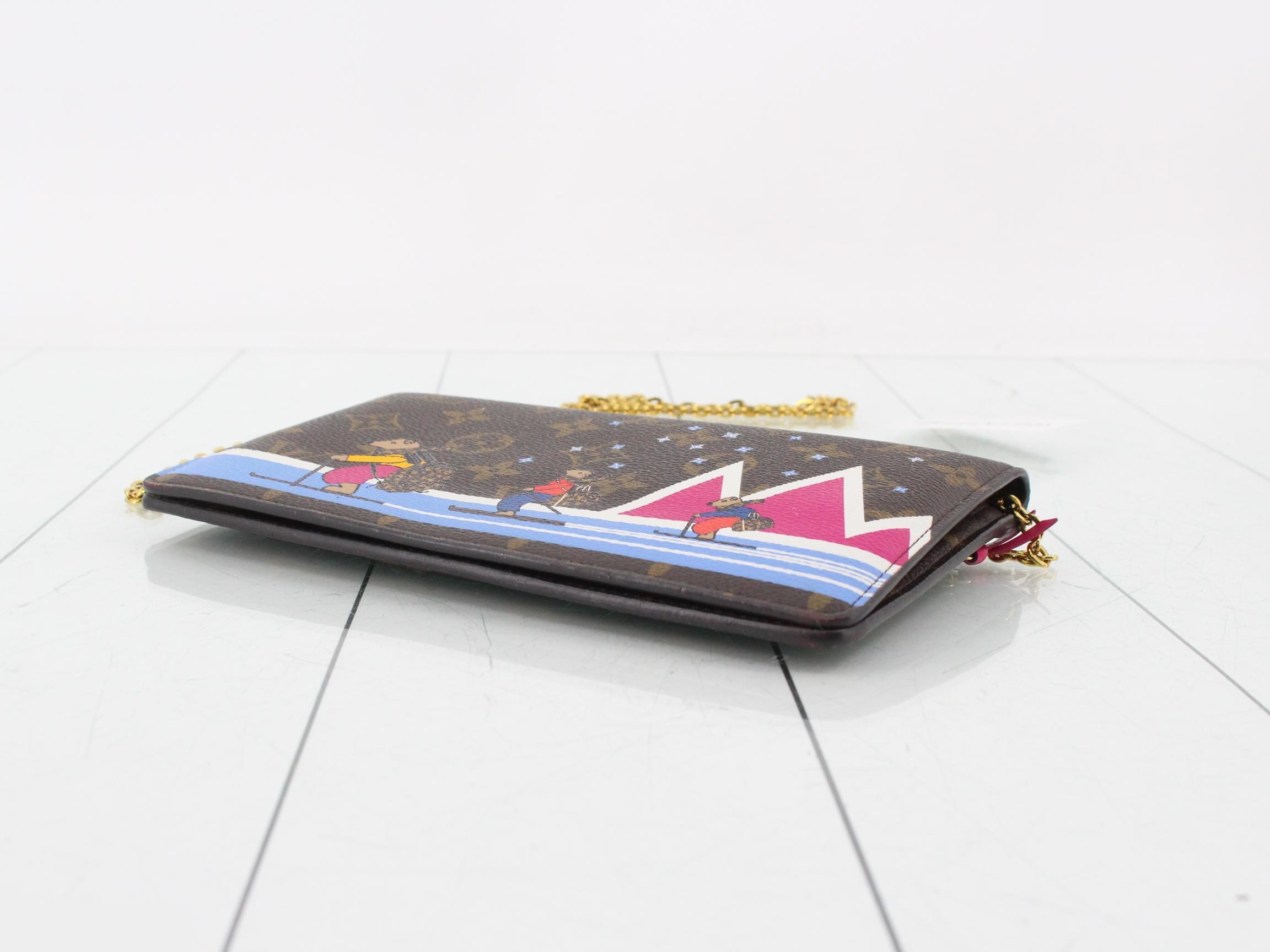 Monogram Pochette Weekend Chain Wallet — view 6