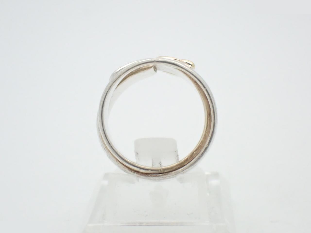 Double True Ring, 925/750/5.6g, Stamped 49 — view 3