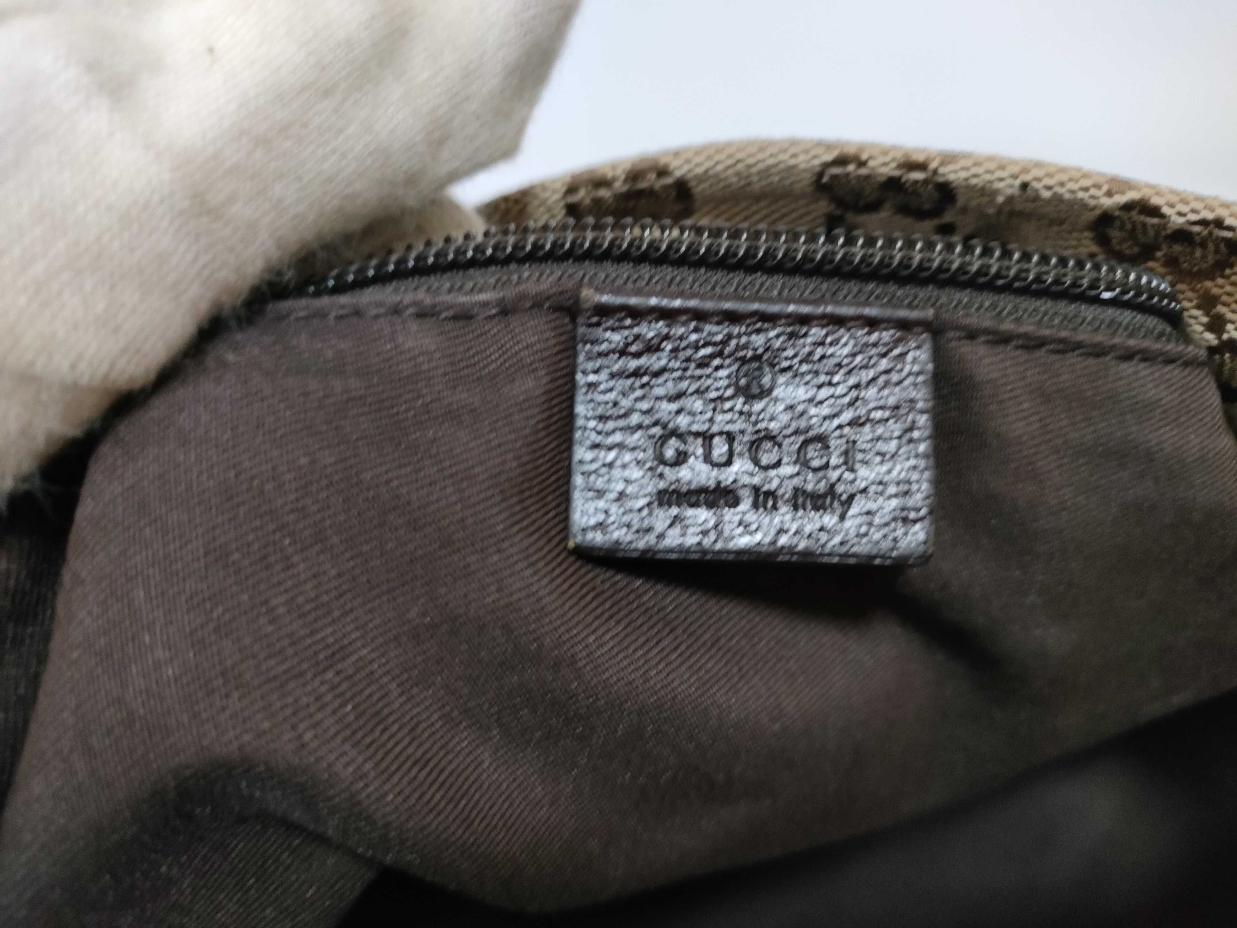 GG Canvas Shoulder Bag, Canvas Sherry Line Shoulder Bag — view 12