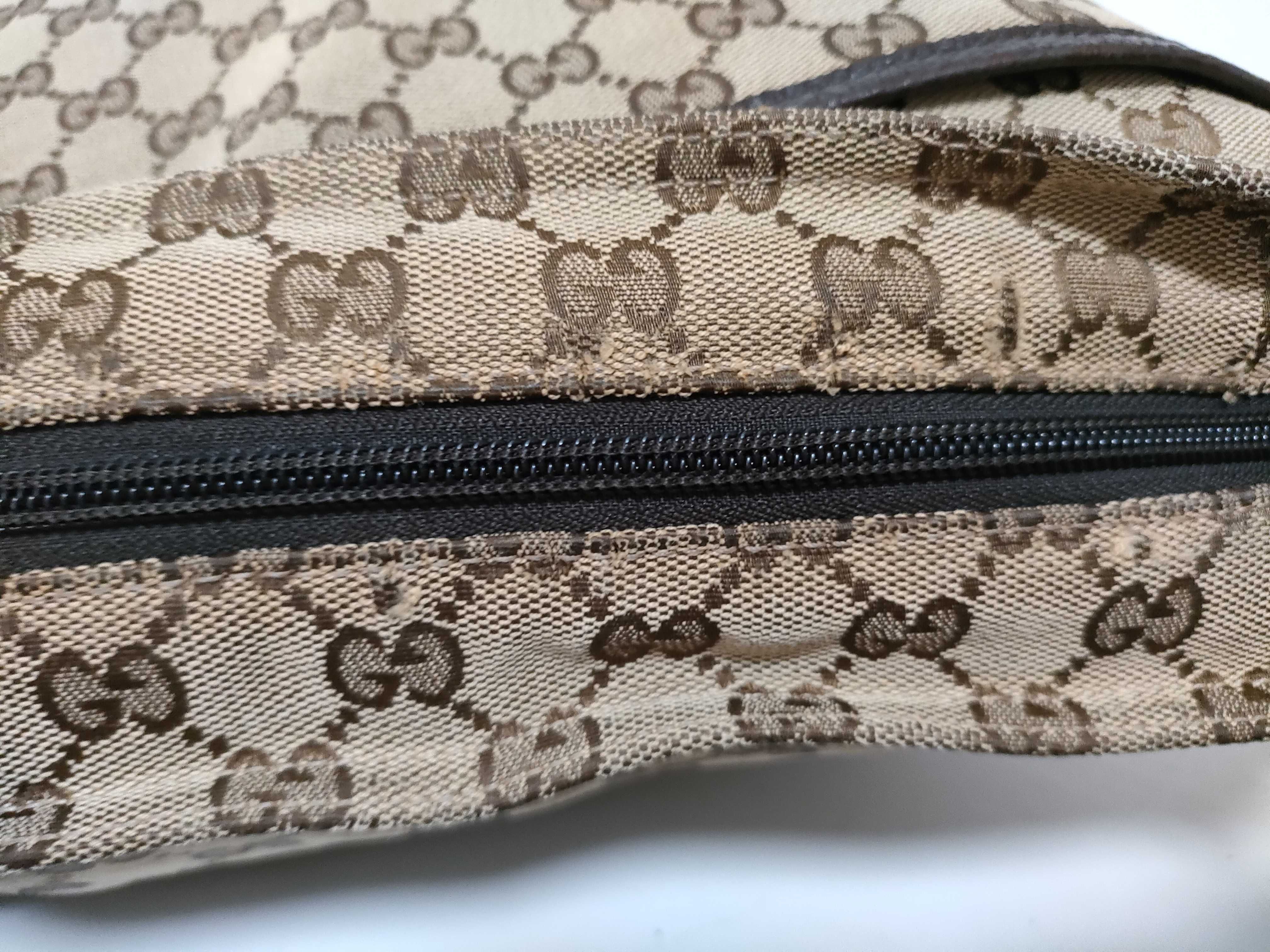 GG Canvas Shoulder Bag, Canvas Sherry Line Shoulder Bag — view 6