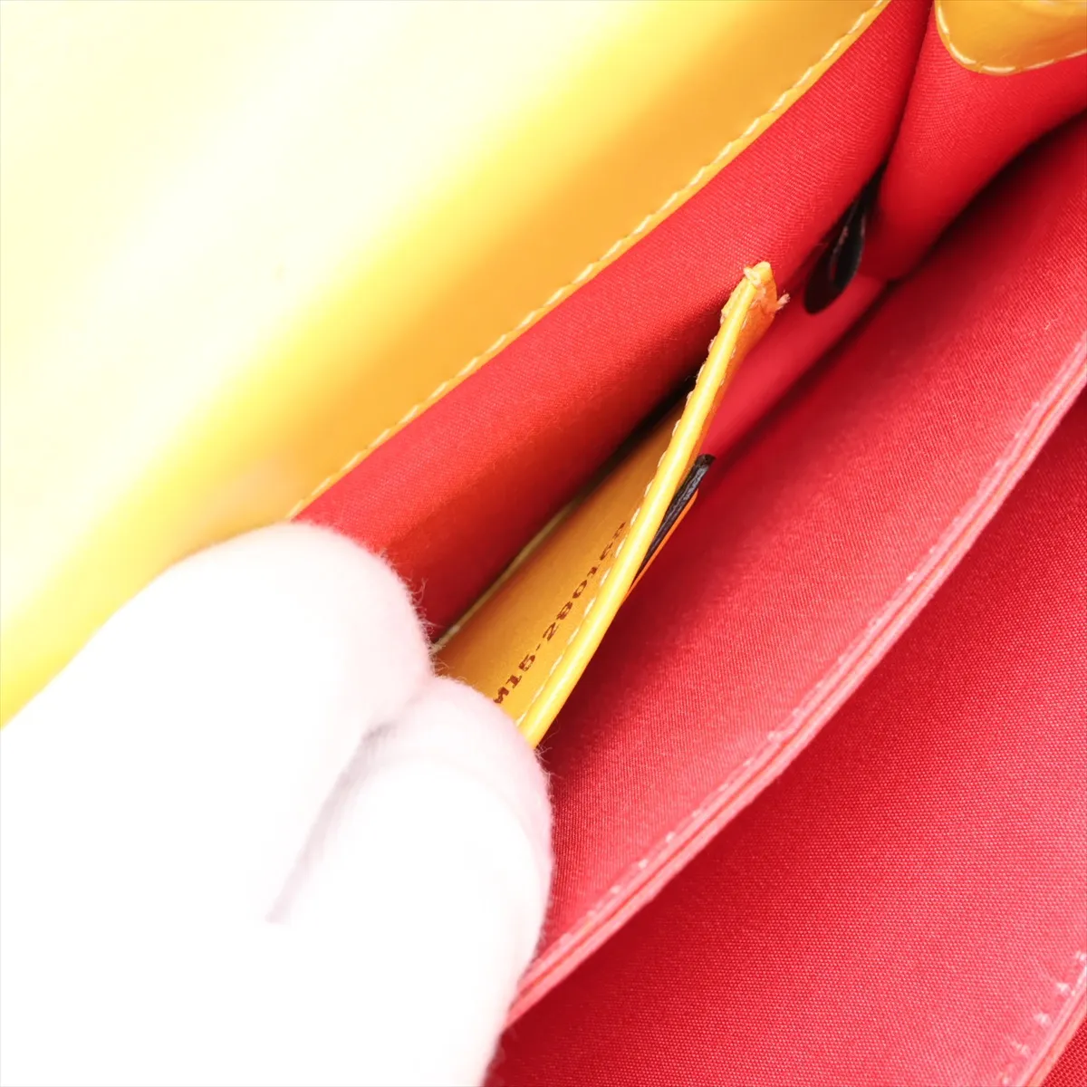 Serpenti Forever Leather 2-Way Handbag, Yellow — view 11