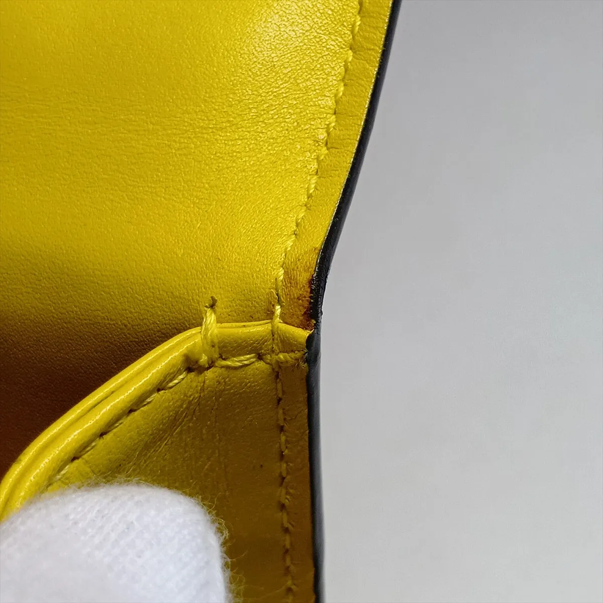 Serpenti Forever Leather 2-Way Handbag, Yellow — view 14