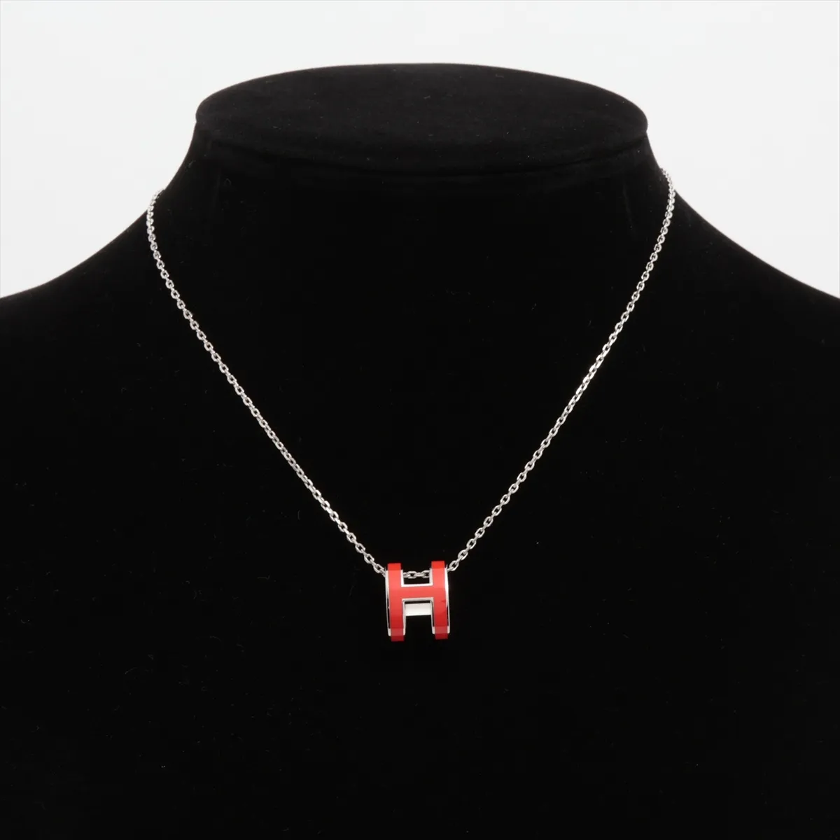 Pop H ST0149 Necklace GP Silver x Orange — view 5