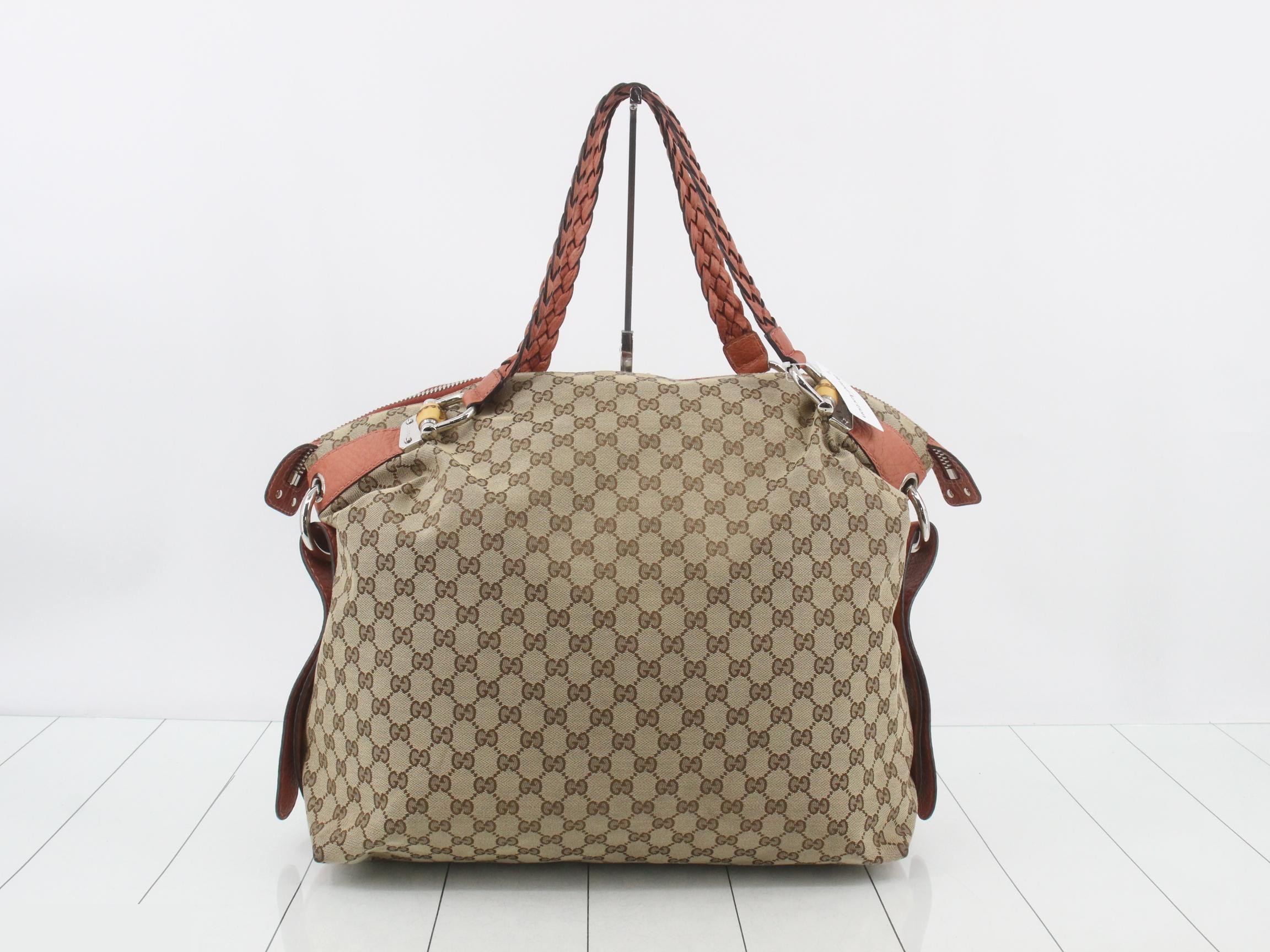 GG Canvas Bamboo Shoulder Bag — view 2