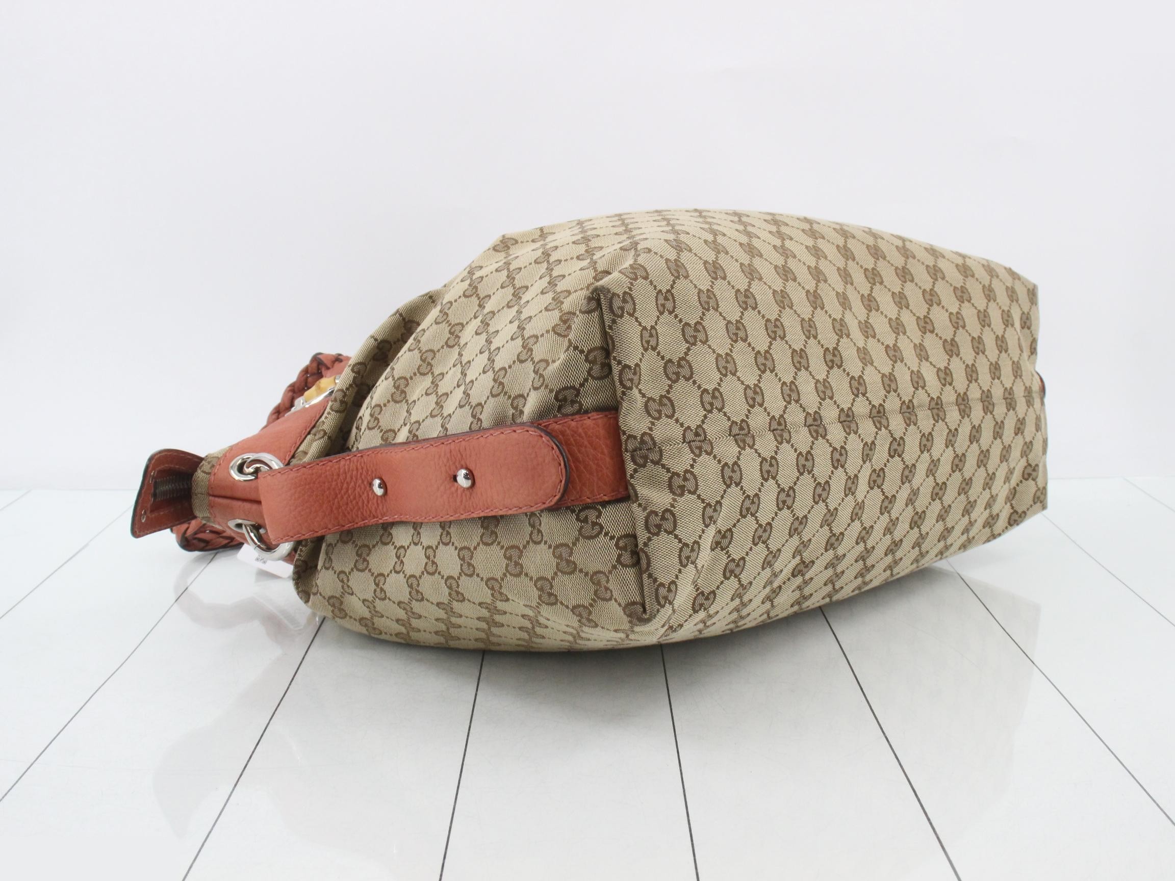 GG Canvas Bamboo Shoulder Bag — view 5