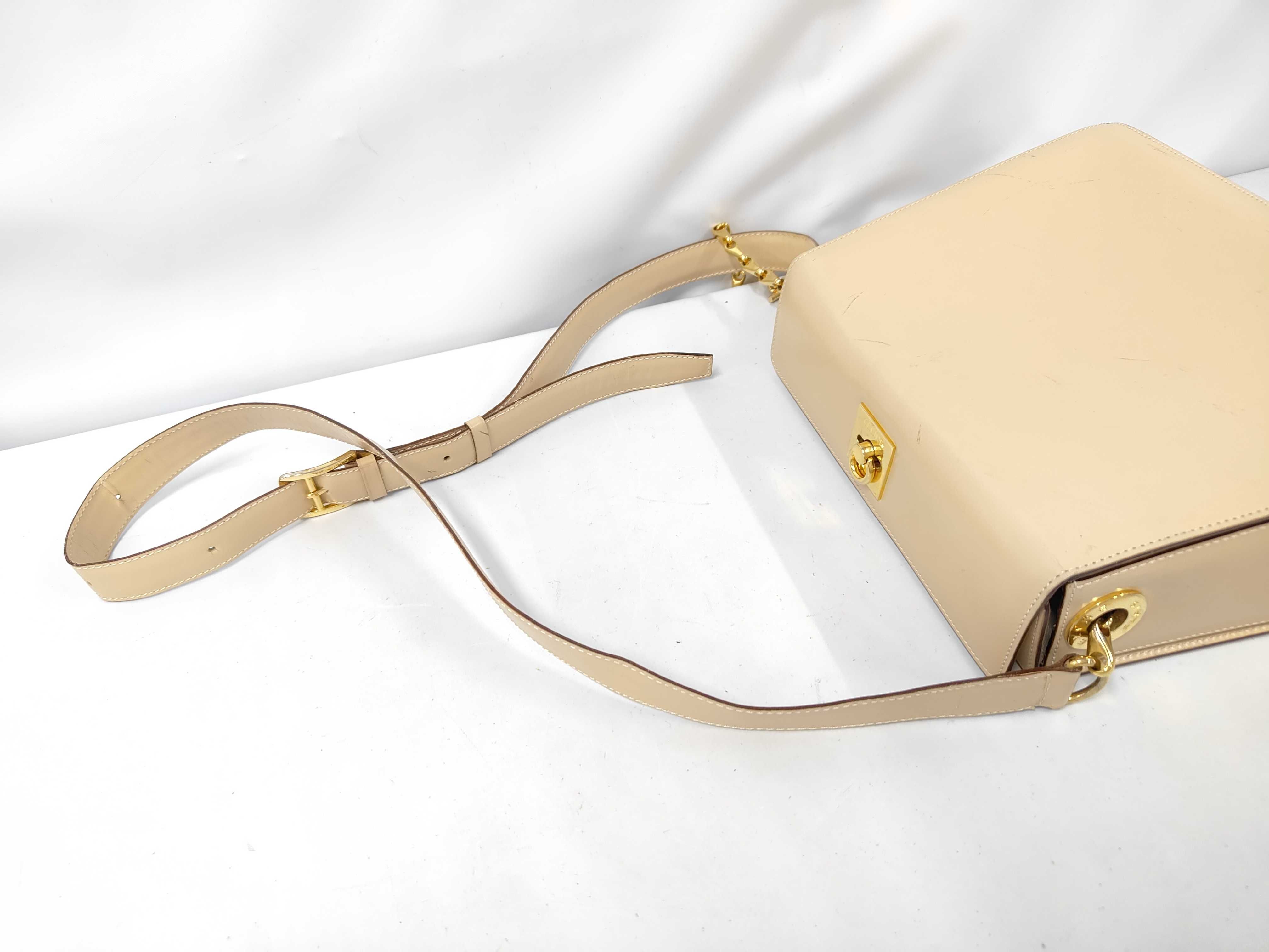 Gancini Leather Shoulder Bag — view 5