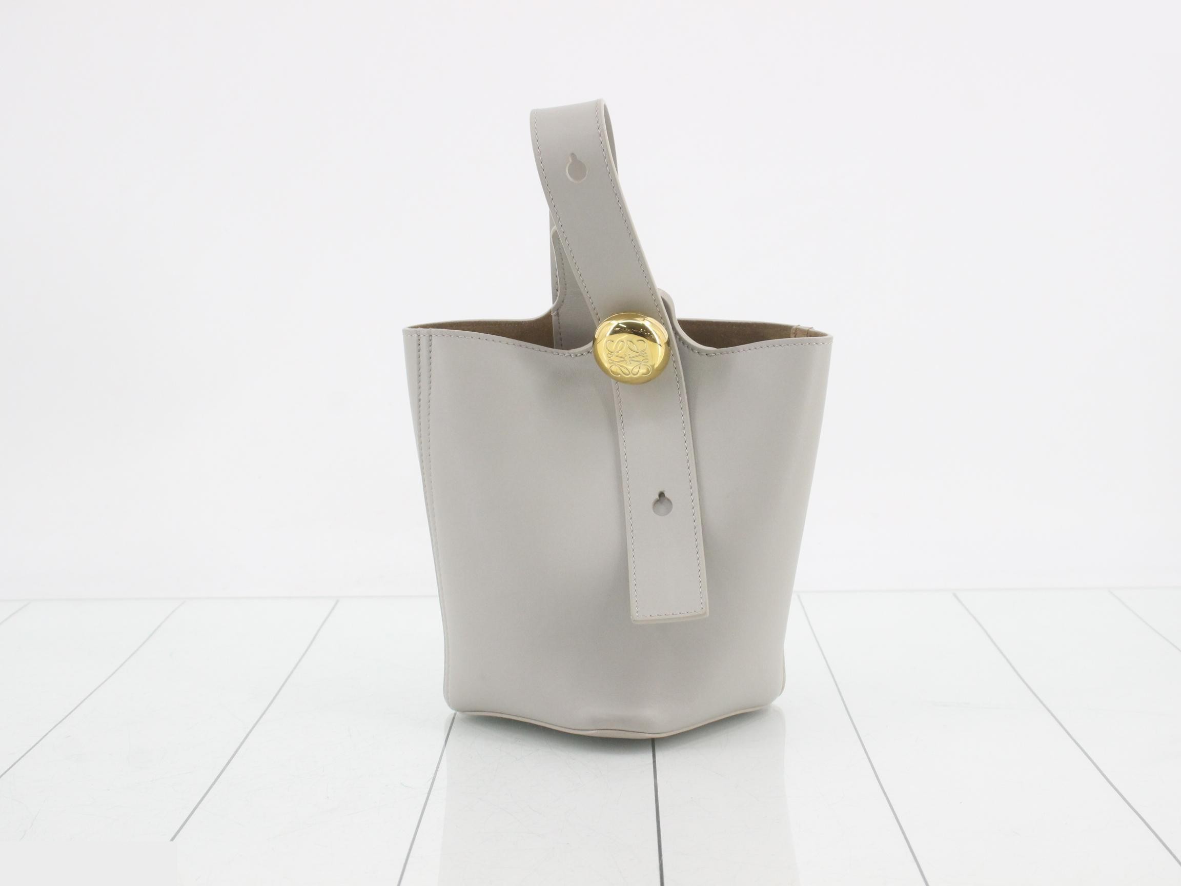 Pebble Bucket Bag Mini Handbag/2-Way Shoulder Bag