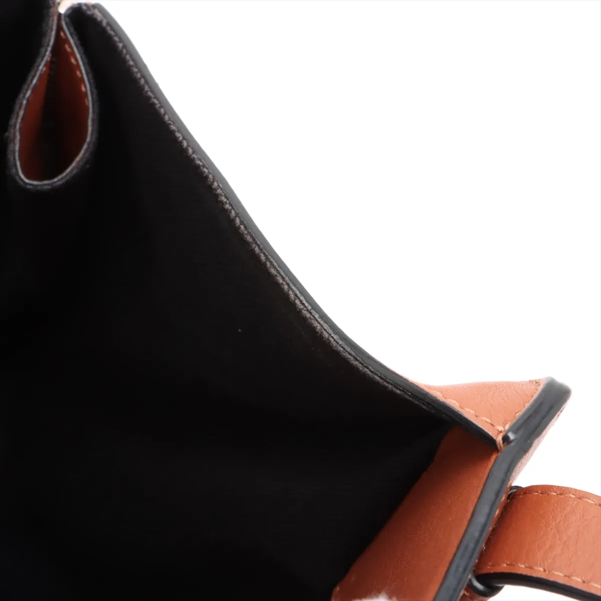 Hammock Small Leather 2WAY Handbag Brown C Mark — view 13
