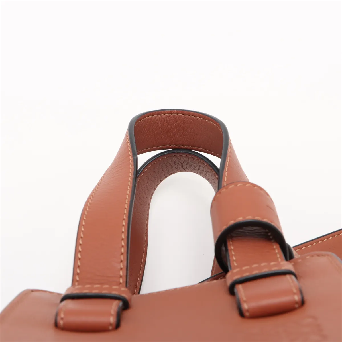 Hammock Small Leather 2WAY Handbag Brown C Mark — view 6