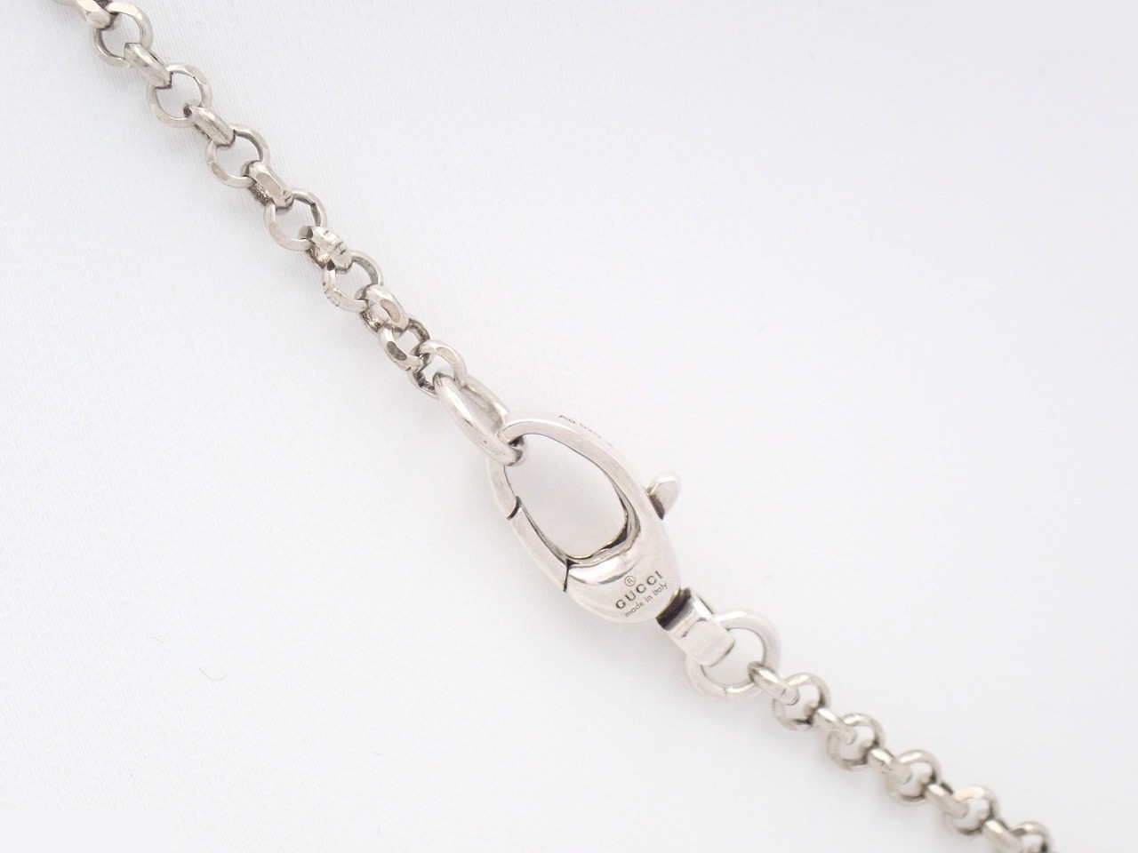 Key Double G Necklace, chain approximately 50cm, 925 sterling silver, 15.8g — view 3