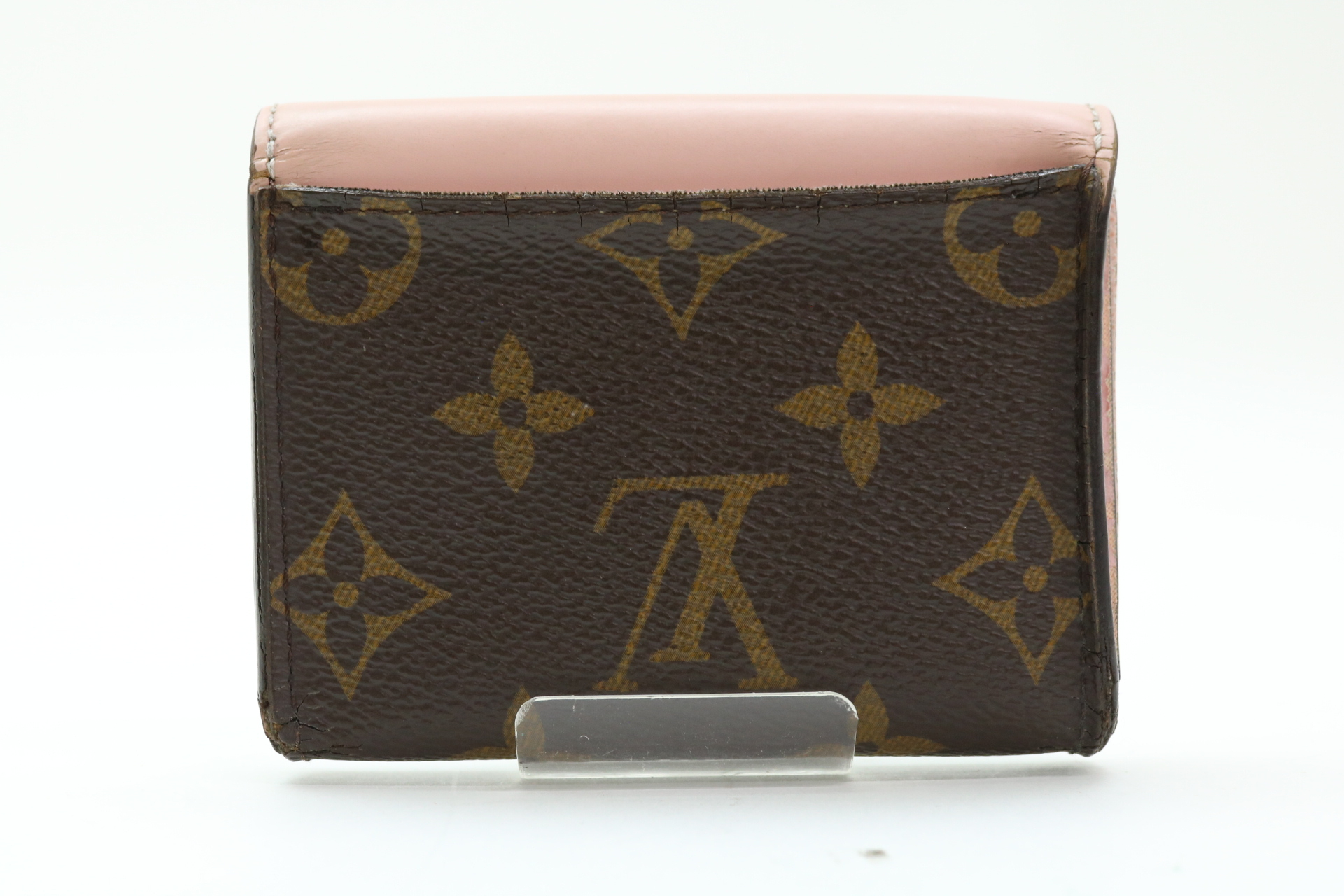 Monogram Rose Ballerine Portefeuille Zoé Compact Wallet — view 2