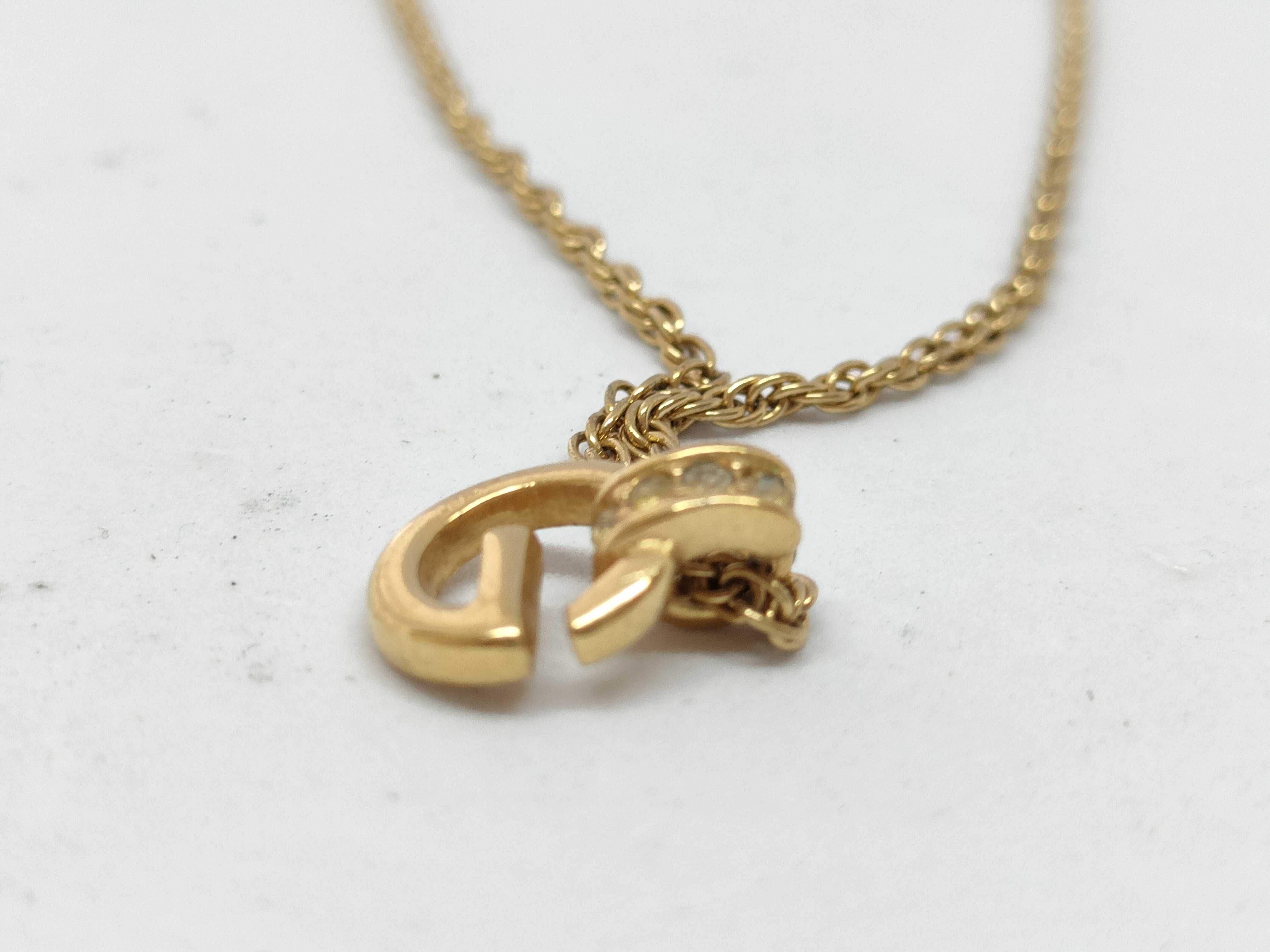 G-logo necklace — view 2