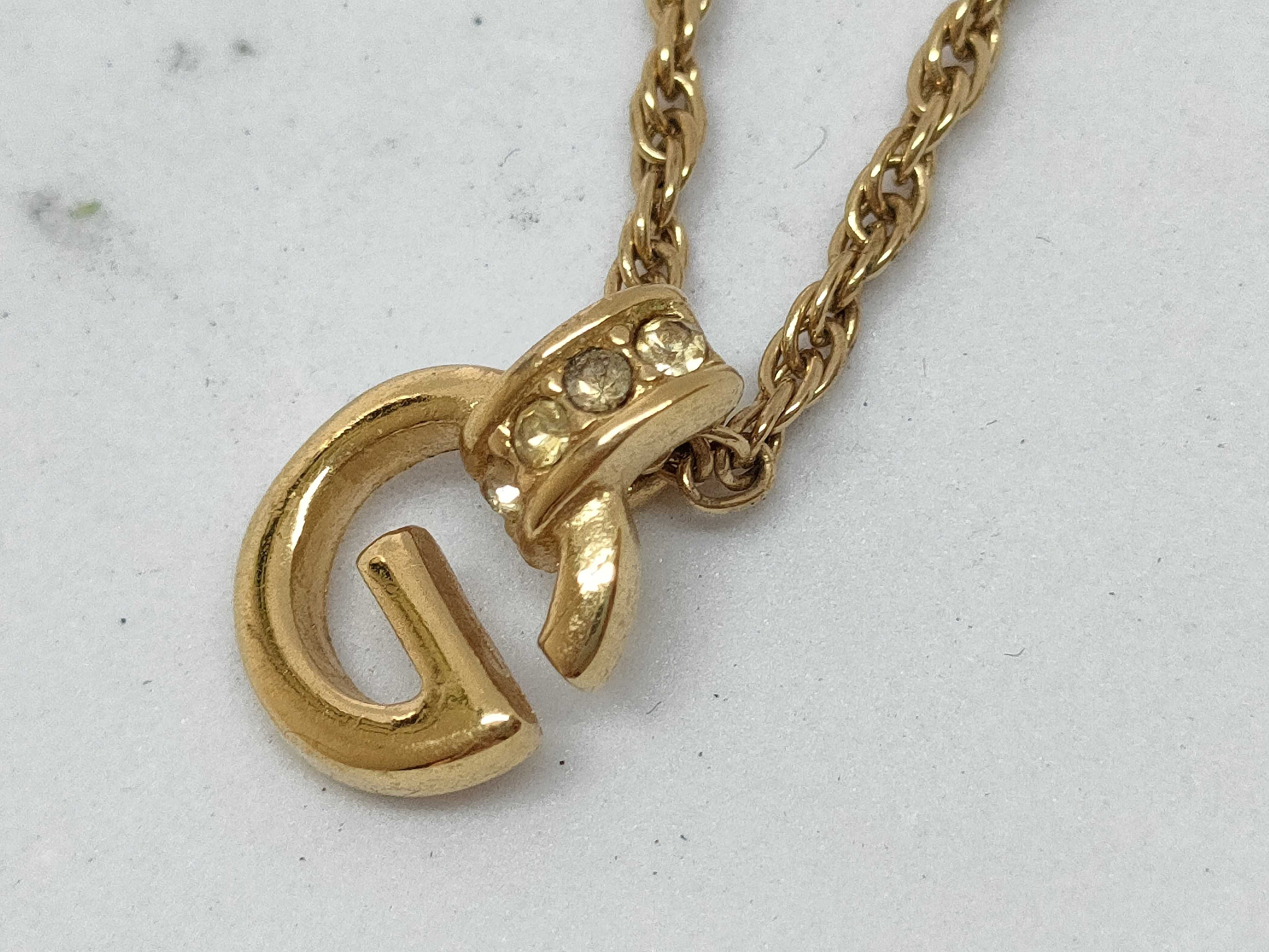 G-logo necklace — view 3