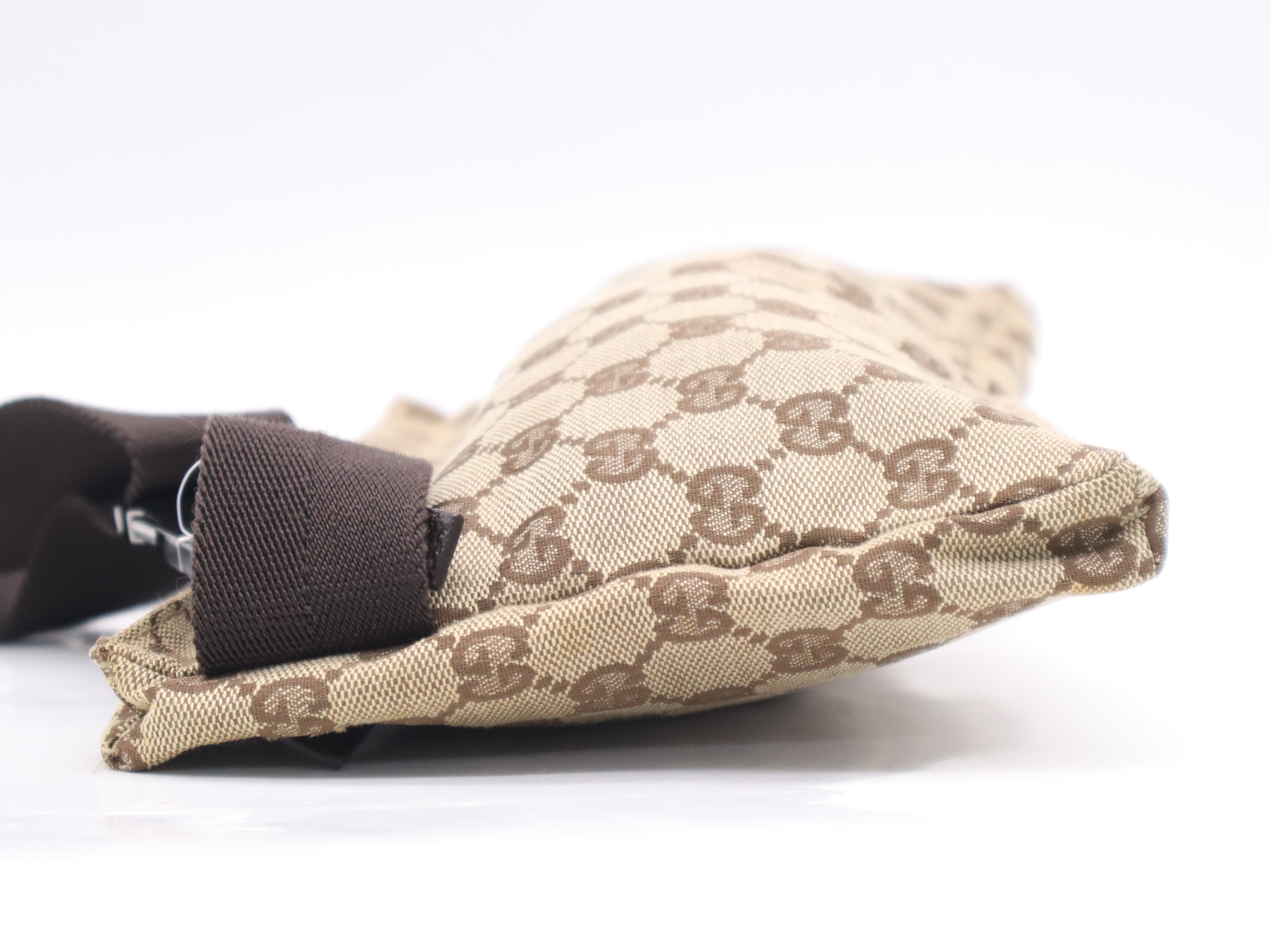 28566GG Canvas Waist Bag Brown Dark Brown Waist Bag — view 3