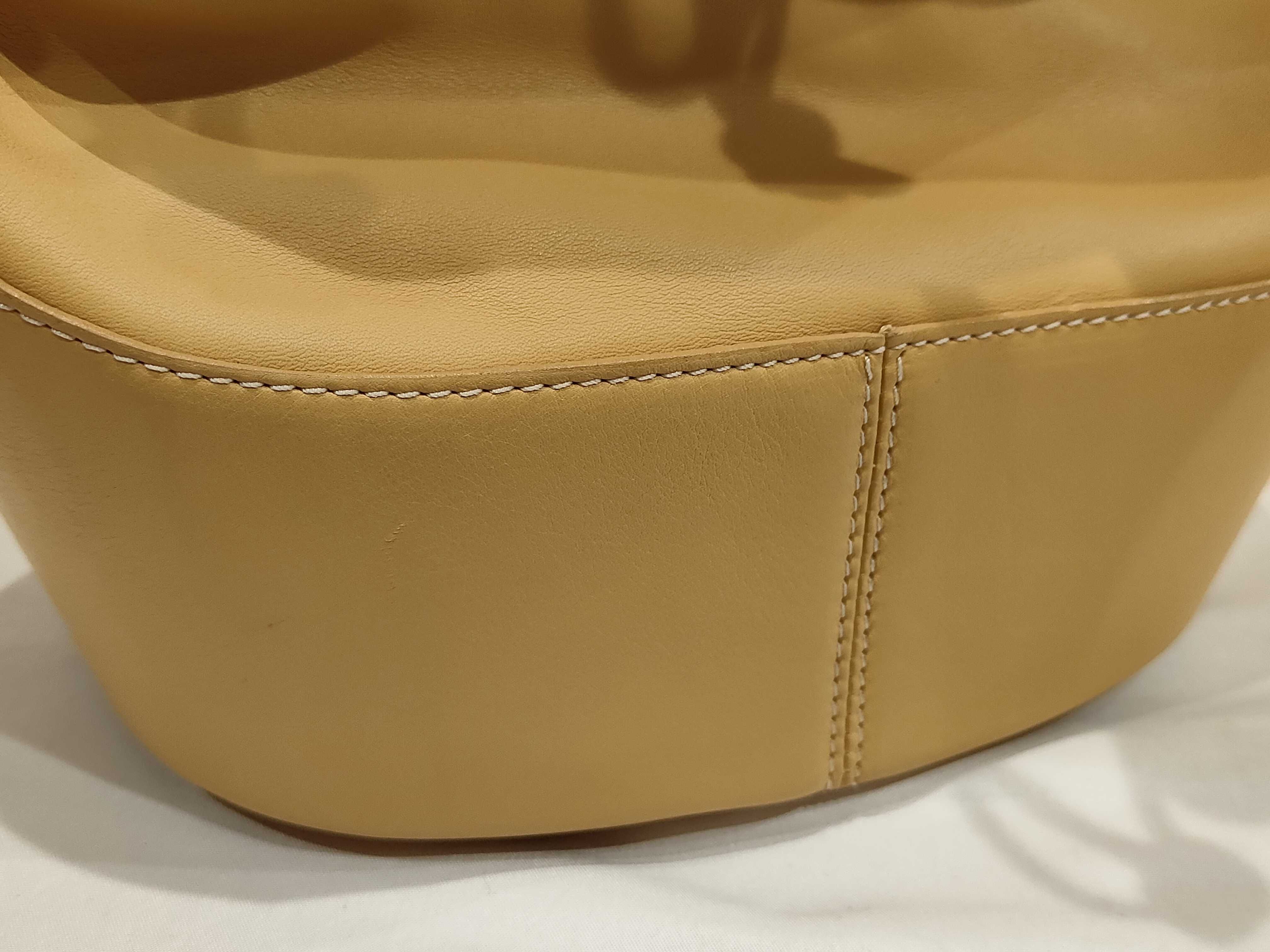 Leather Drawstring Shoulder Bag — view 14