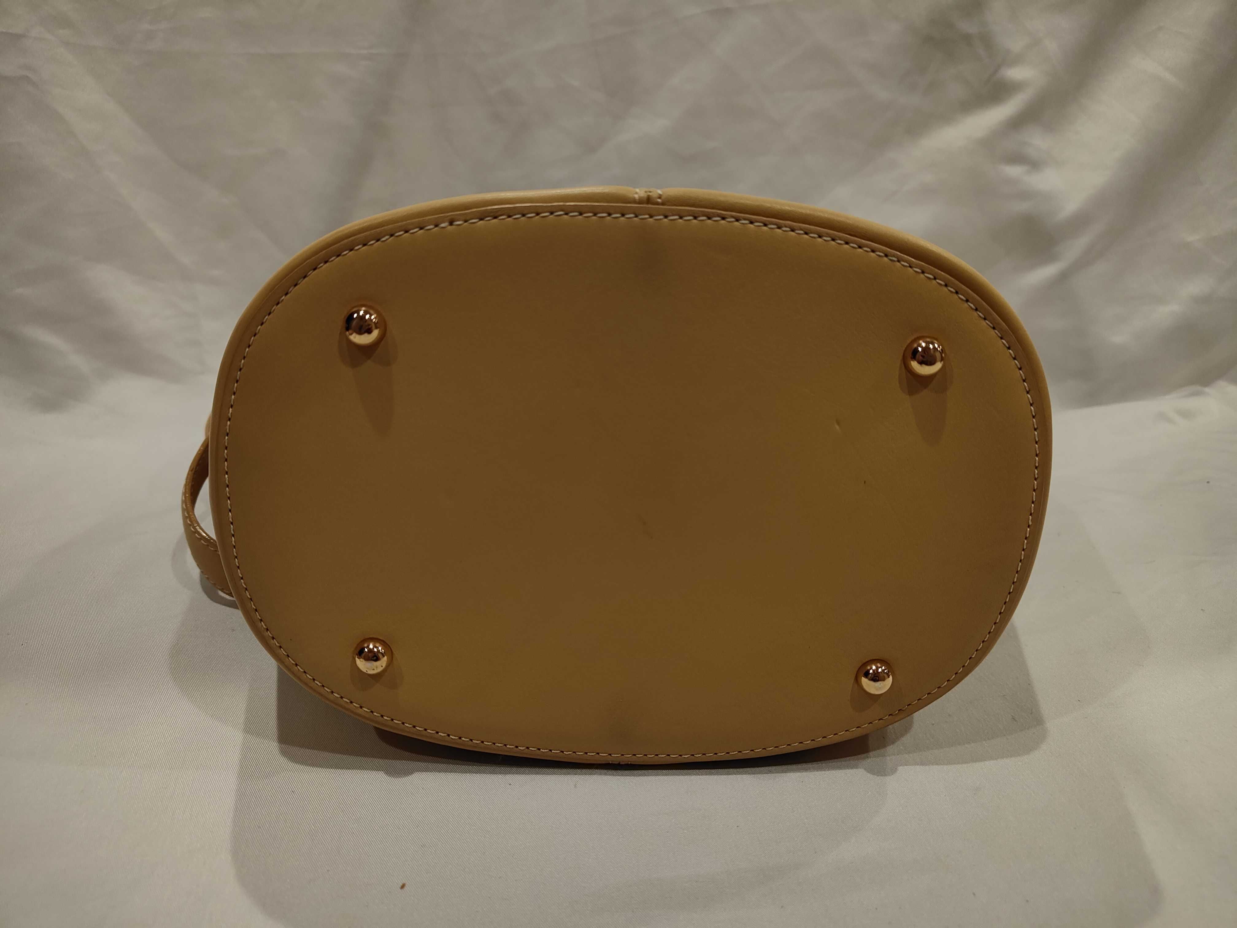 Leather Drawstring Shoulder Bag — view 3