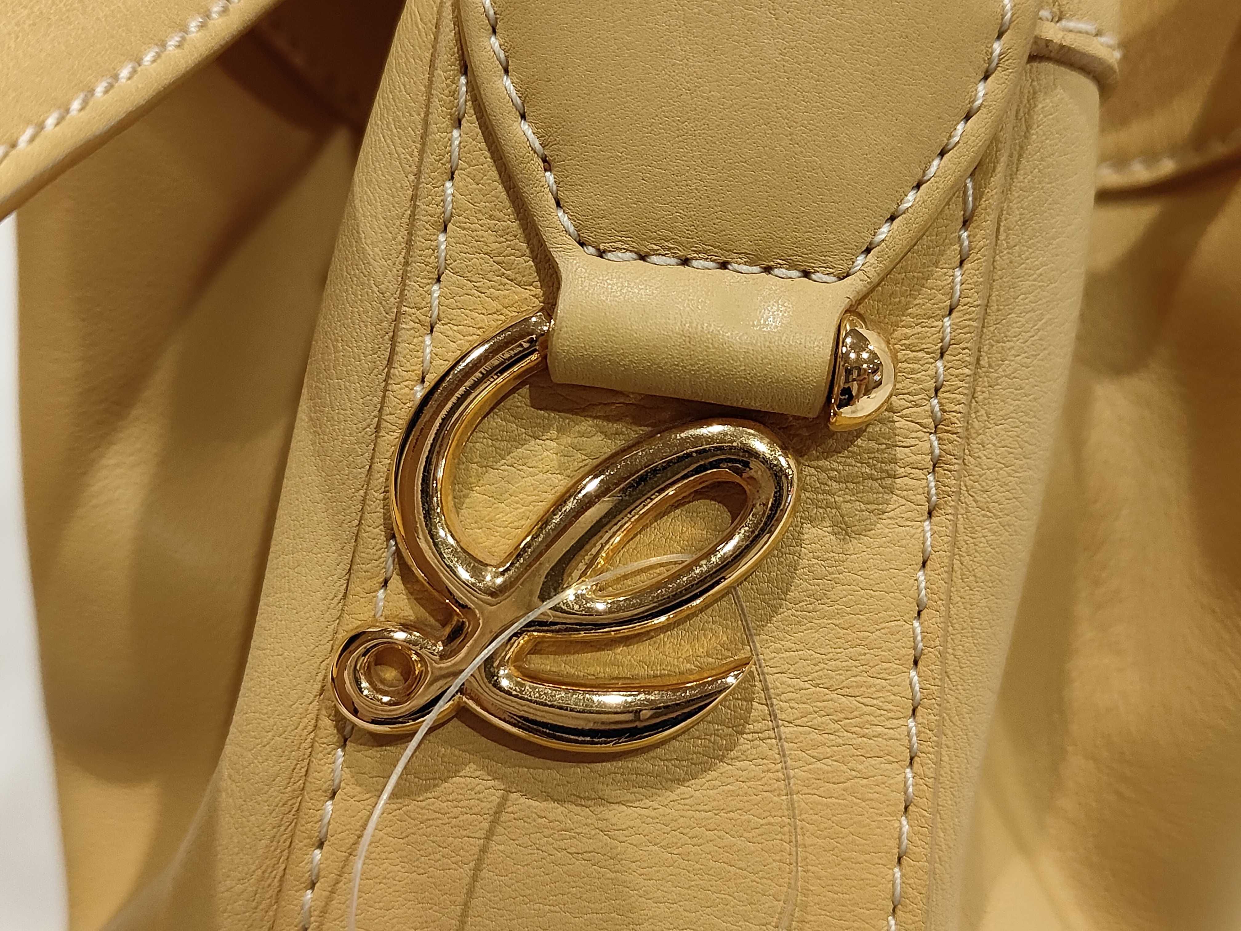 Leather Drawstring Shoulder Bag — view 9