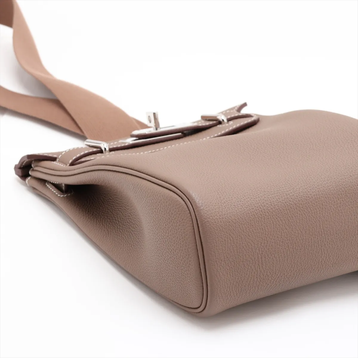 [Individually packaged] Hermes Kelly Accad PM Togo Etoupe Silver Hardware K: 2025 — view 4