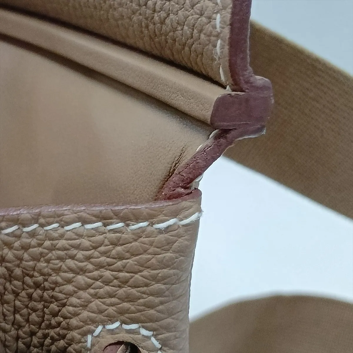 [Individually packaged] Hermes Kelly Accad PM Togo Etoupe Silver Hardware K: 2025 — view 10