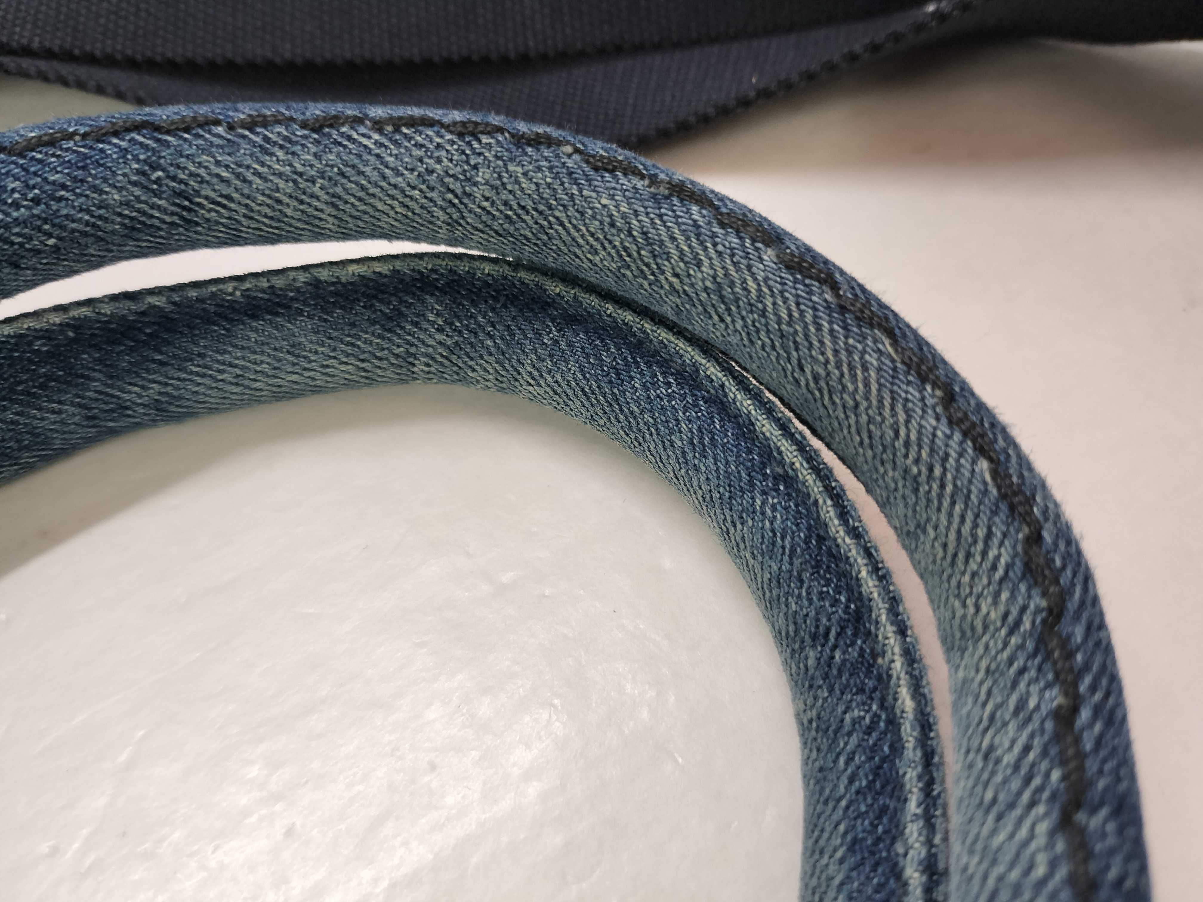 Canapa Denim 2-Way Handbag, Blue Tote Bag — view 4