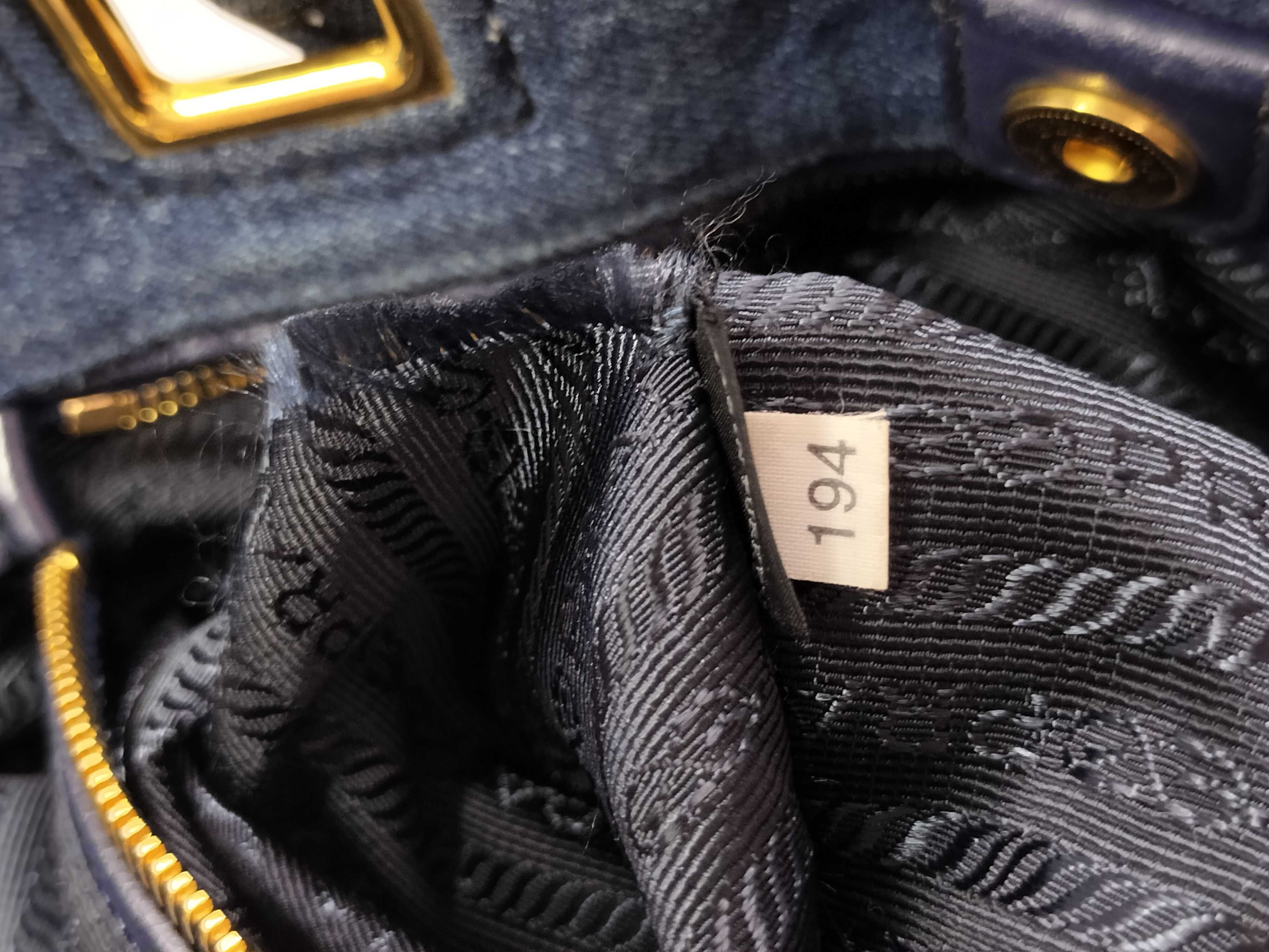 Canapa Denim 2-Way Handbag, Blue Tote Bag — view 9