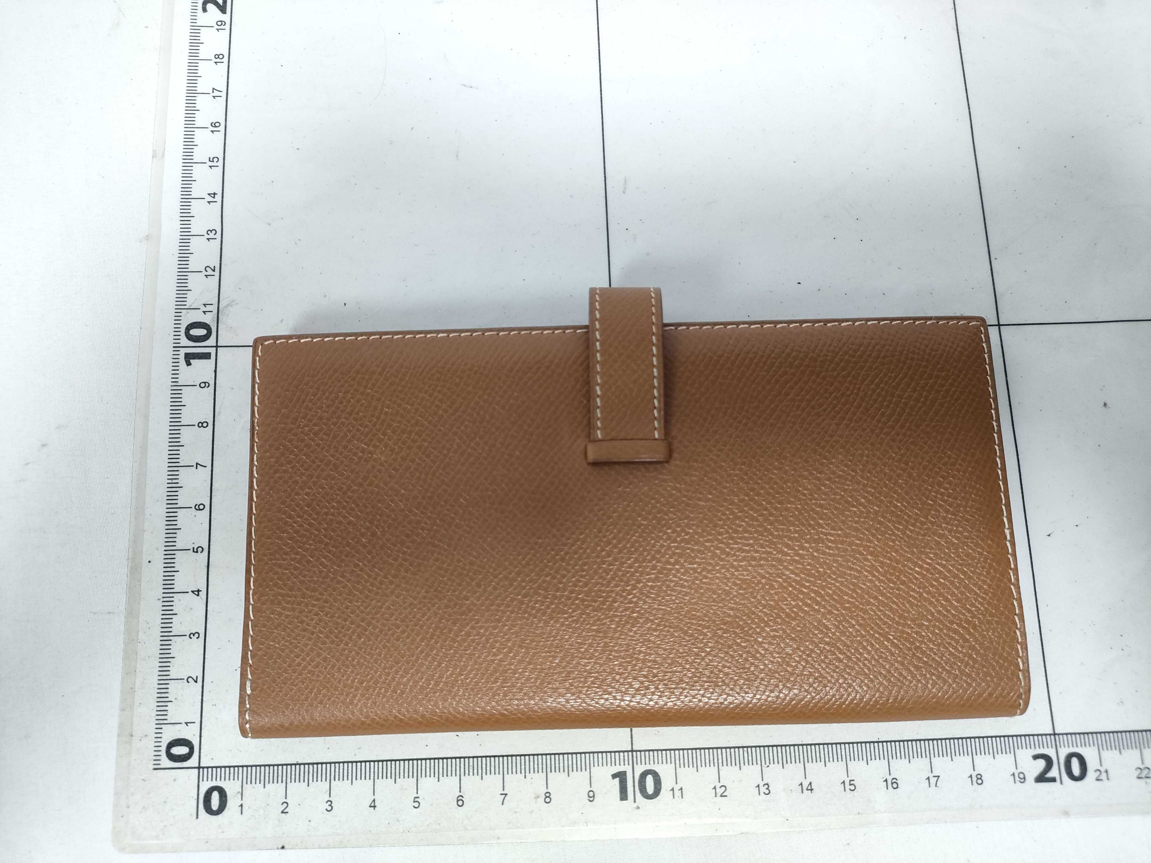 Bearn Hermes H Bi-fold Long Wallet Brown Wallet — view 2
