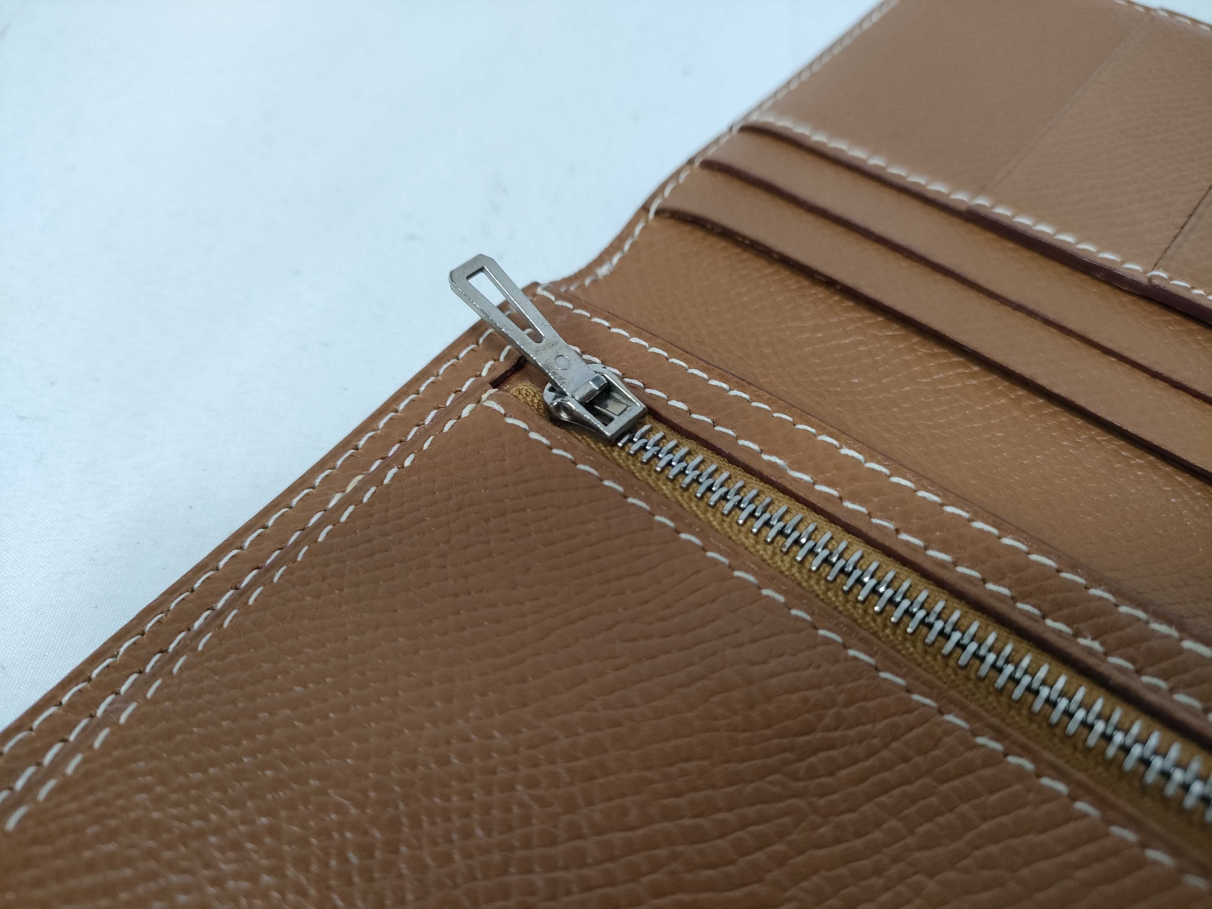 Bearn Hermes H Bi-fold Long Wallet Brown Wallet — view 12