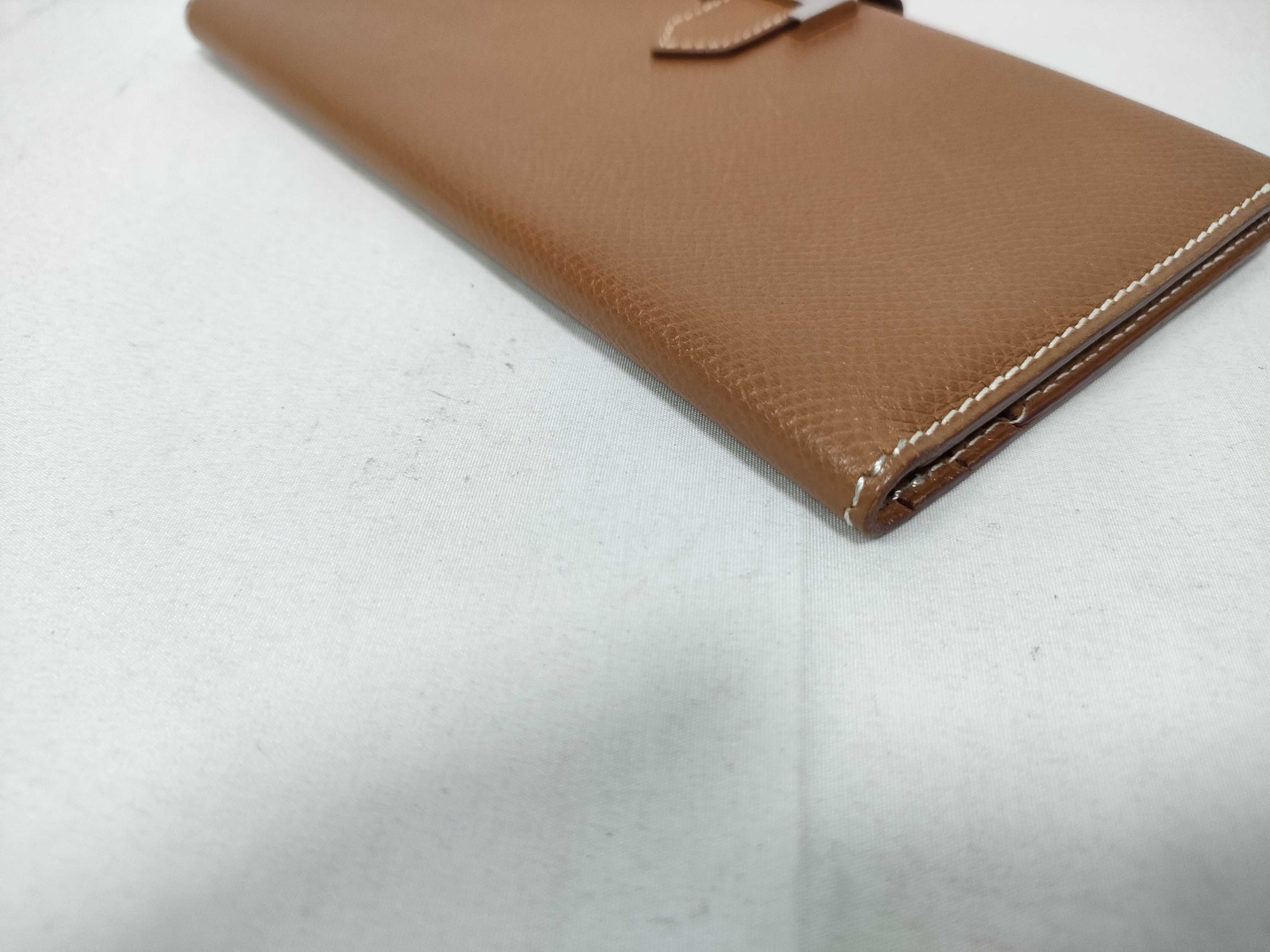 Bearn Hermes H Bi-fold Long Wallet Brown Wallet — view 3