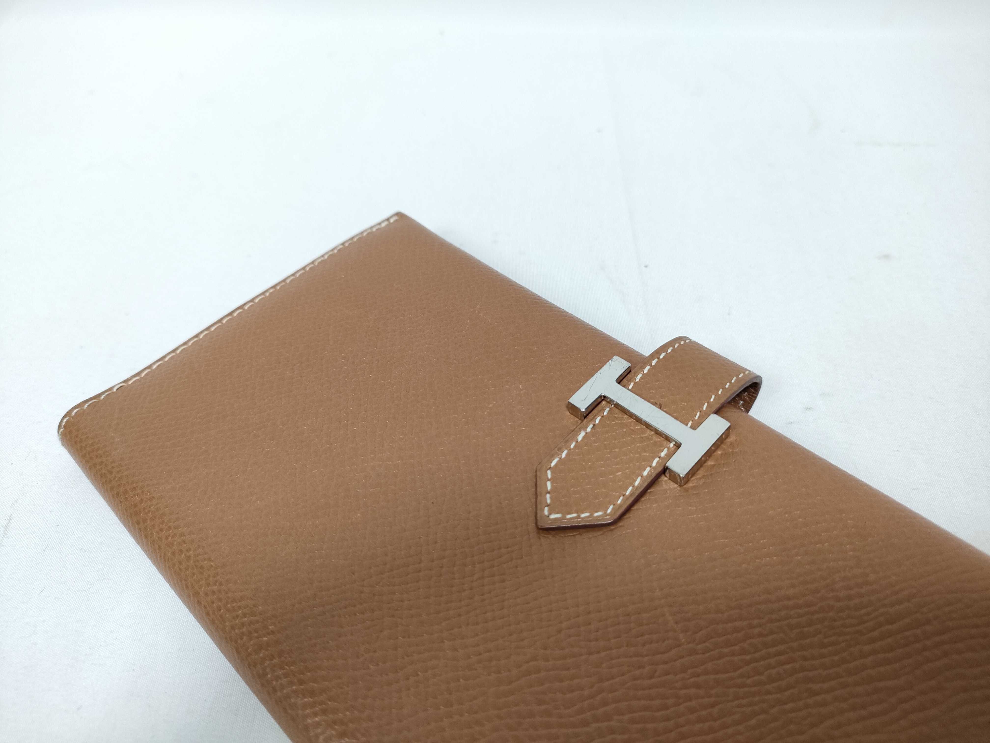 Bearn Hermes H Bi-fold Long Wallet Brown Wallet — view 4
