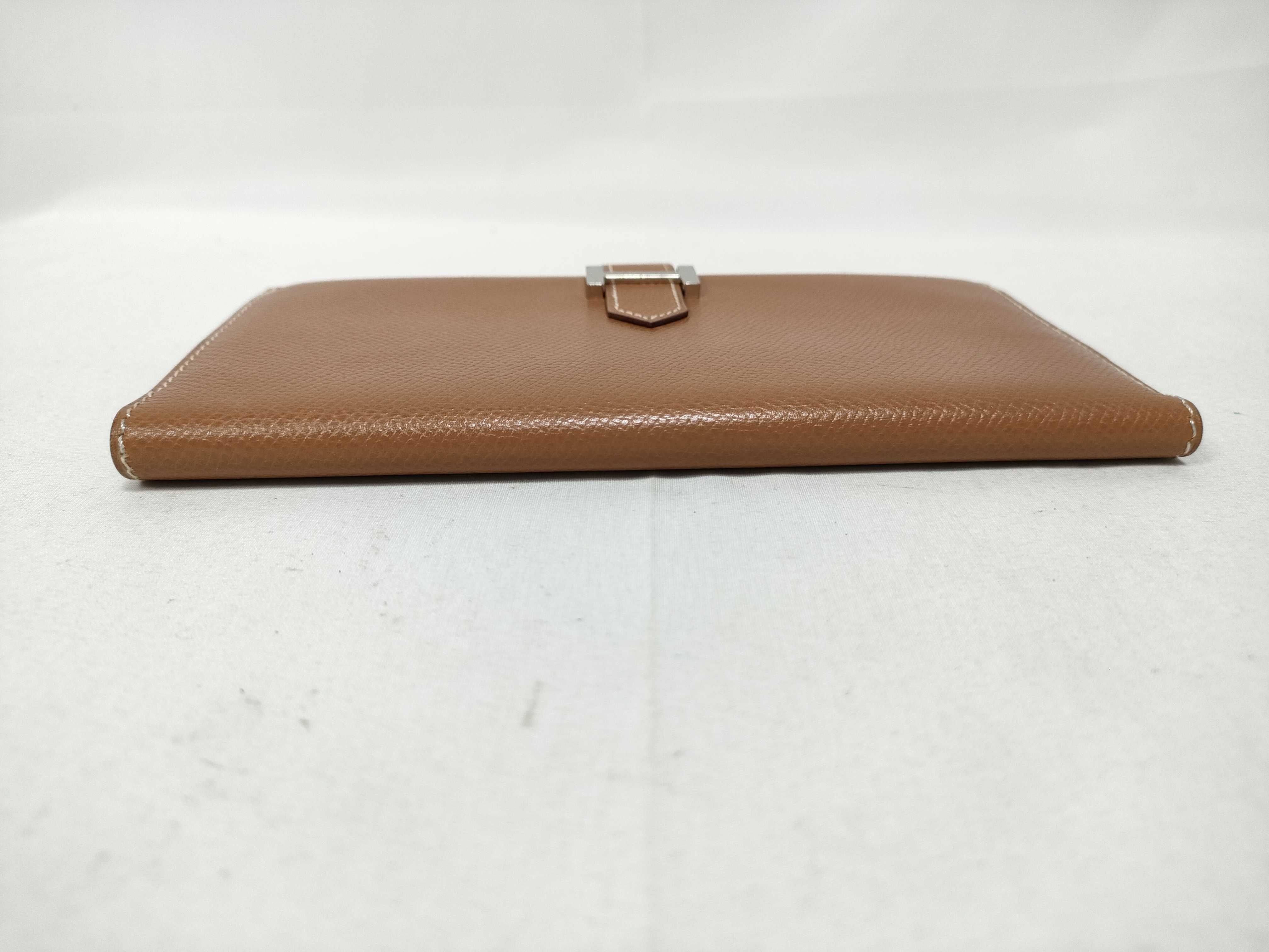 Bearn Hermes H Bi-fold Long Wallet Brown Wallet — view 6