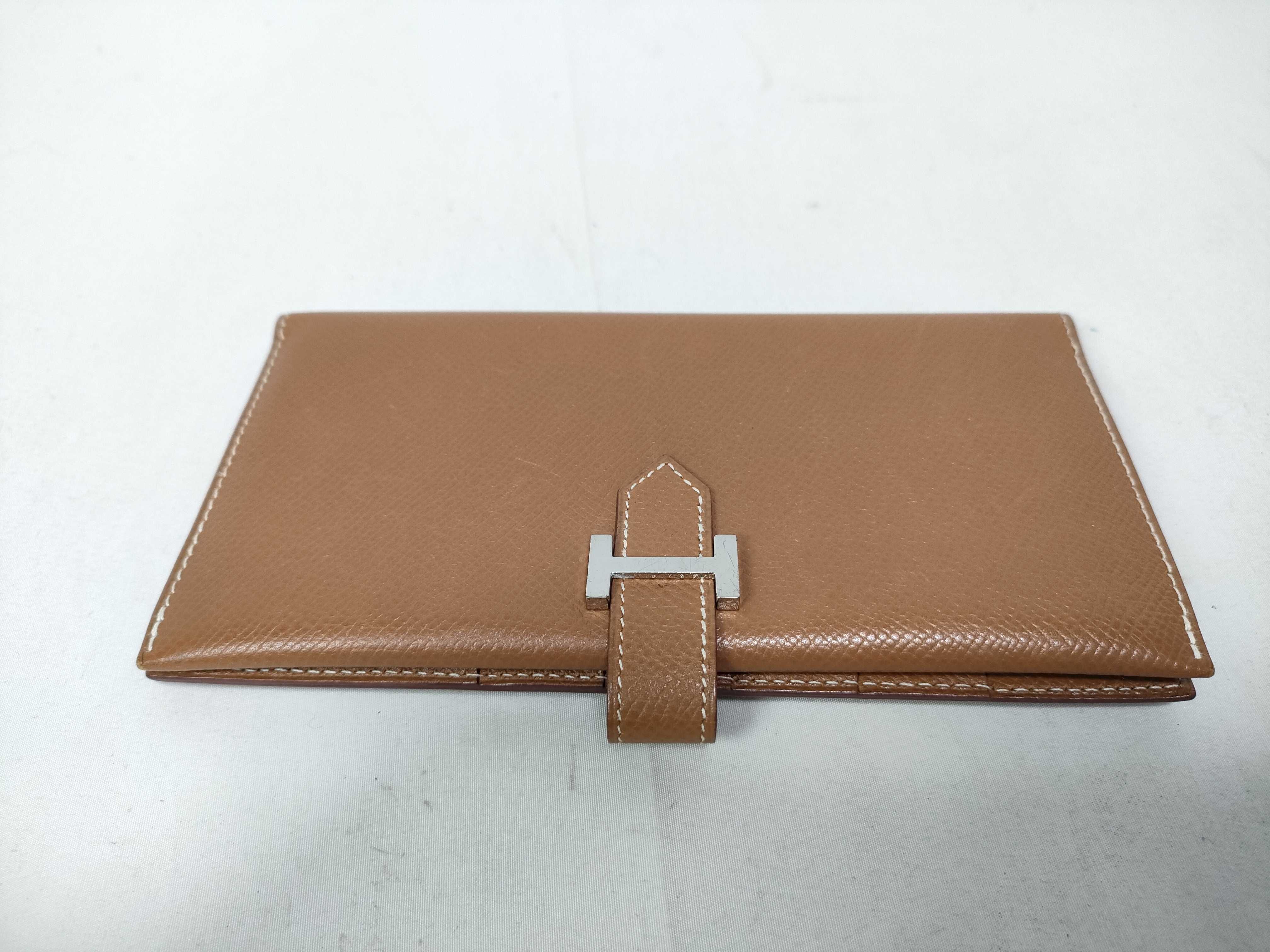 Bearn Hermes H Bi-fold Long Wallet Brown Wallet — view 8
