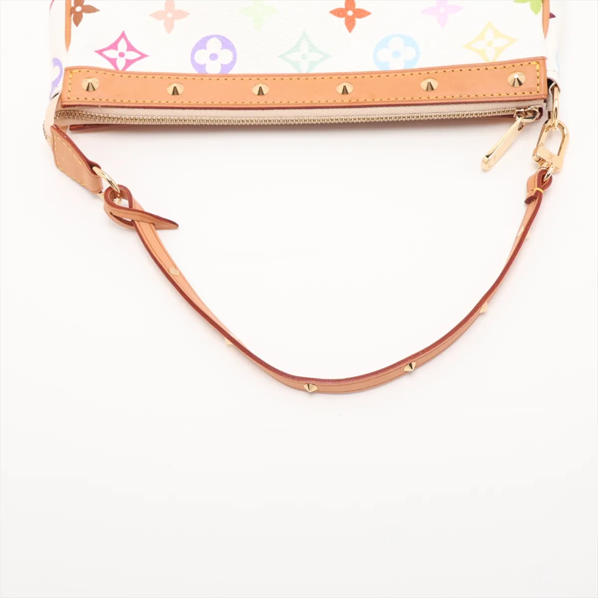 Multicolor Pochette Accessoires M92649 SL0043 White x Brown — view 5