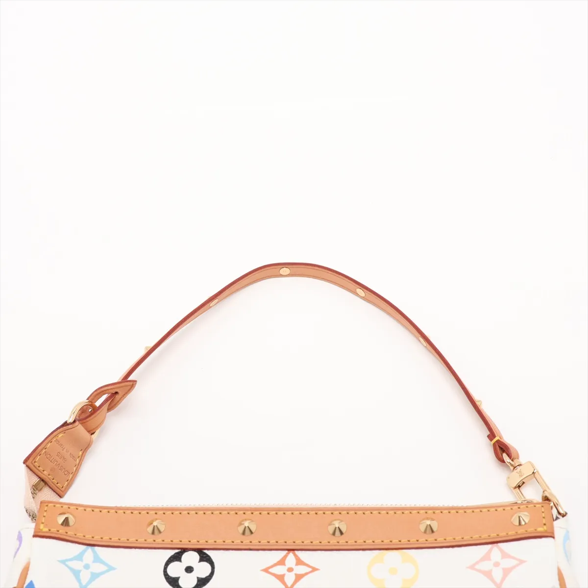 Multicolor Pochette Accessoires M92649 SL0043 White x Brown — view 6
