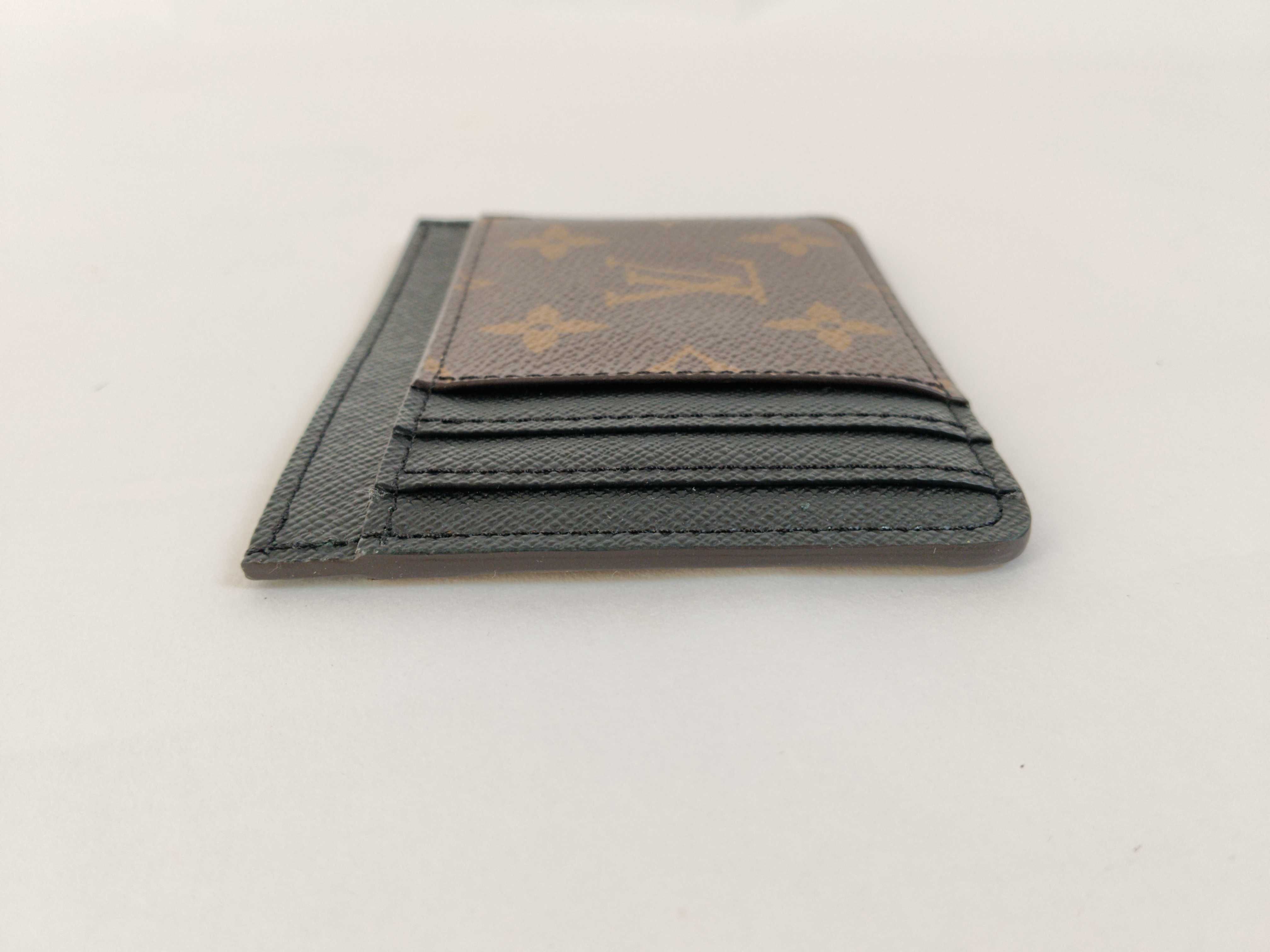 Monogram Reverse Porte Cartes LV Side Up M81462 RFID Card Case — view 7