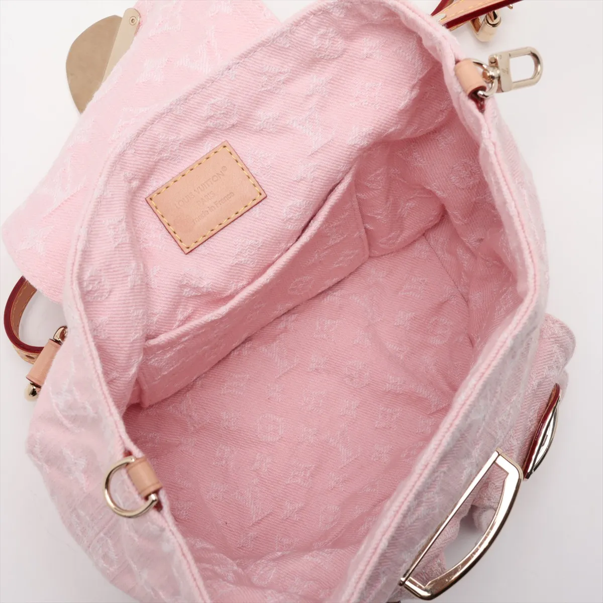 Monogram Denim Venice M13031 Pink (RFID detected) — view 7