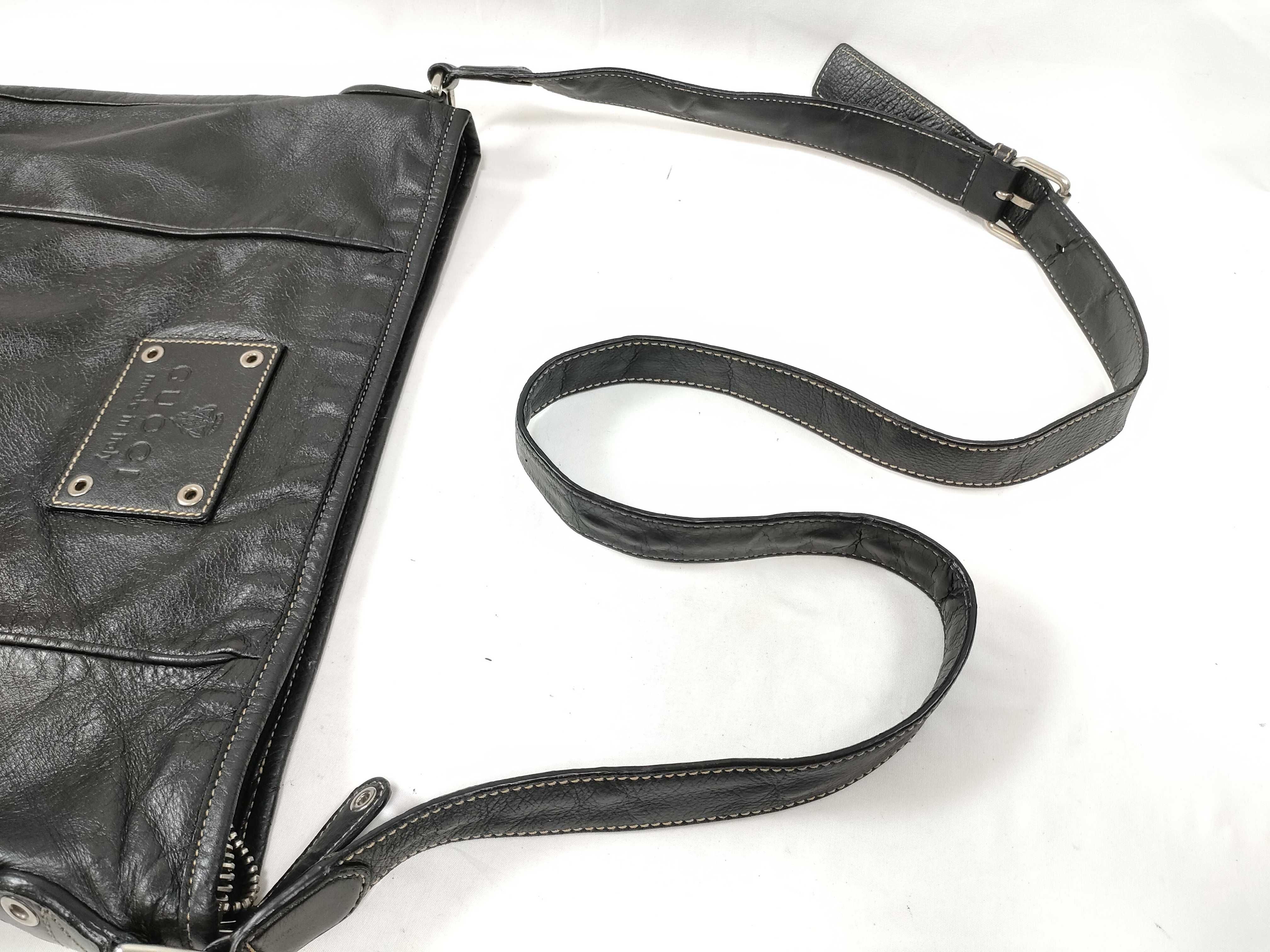 Hysteria Leather Shoulder Bag, Black, Serial Number — view 6