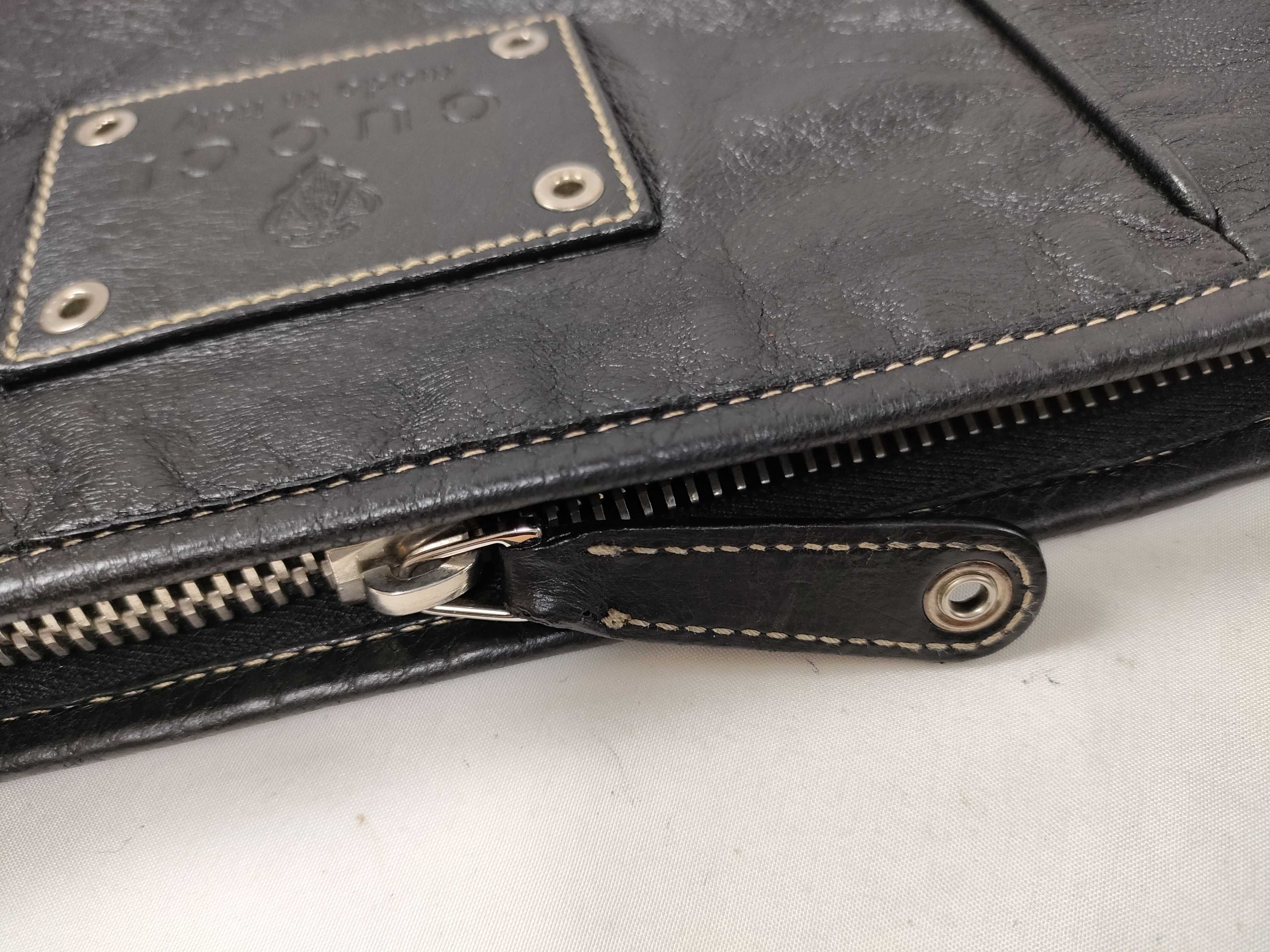 Hysteria Leather Shoulder Bag, Black, Serial Number — view 8