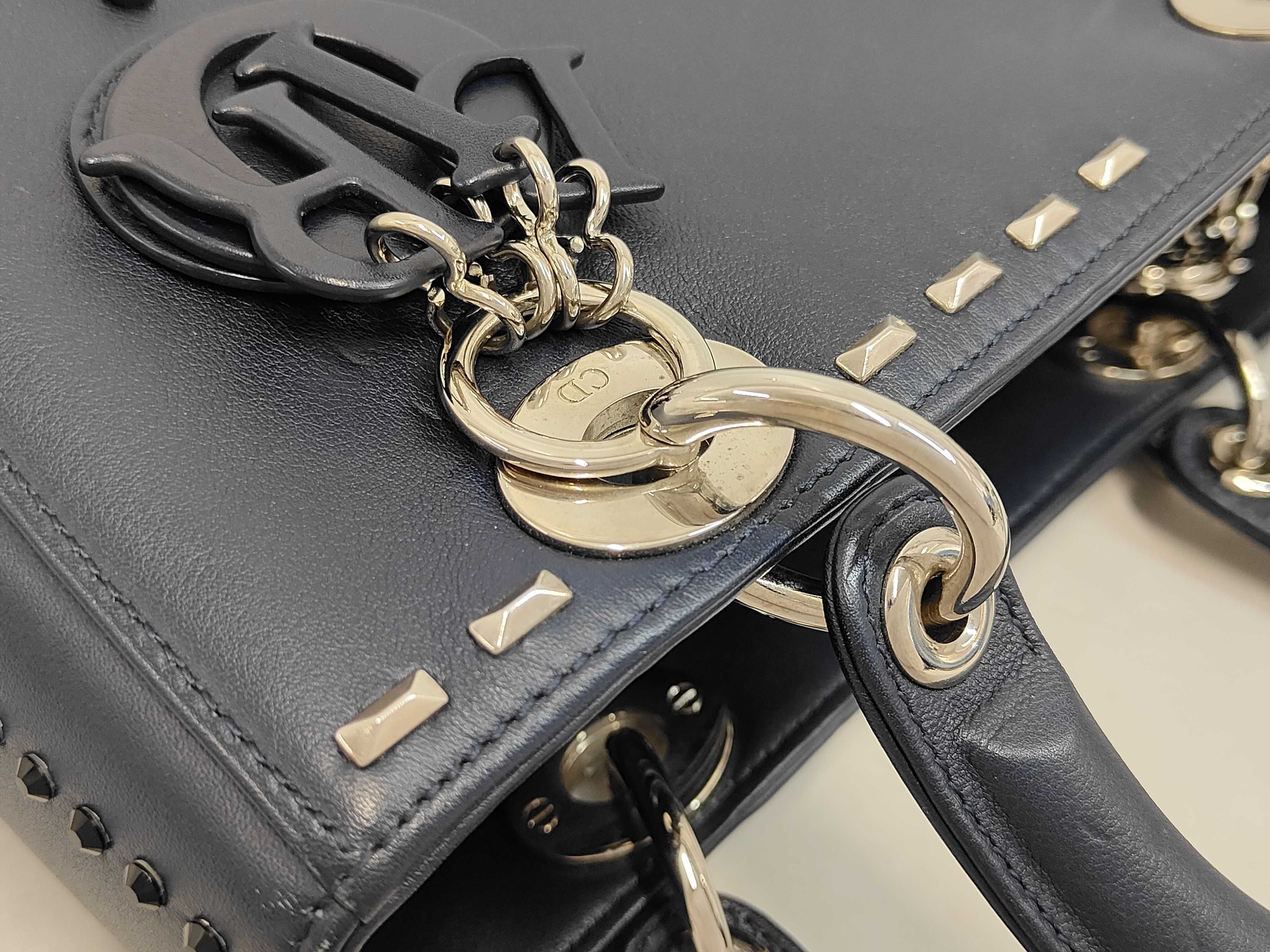 Lady Dior Studded 2-Way Handbag — view 6