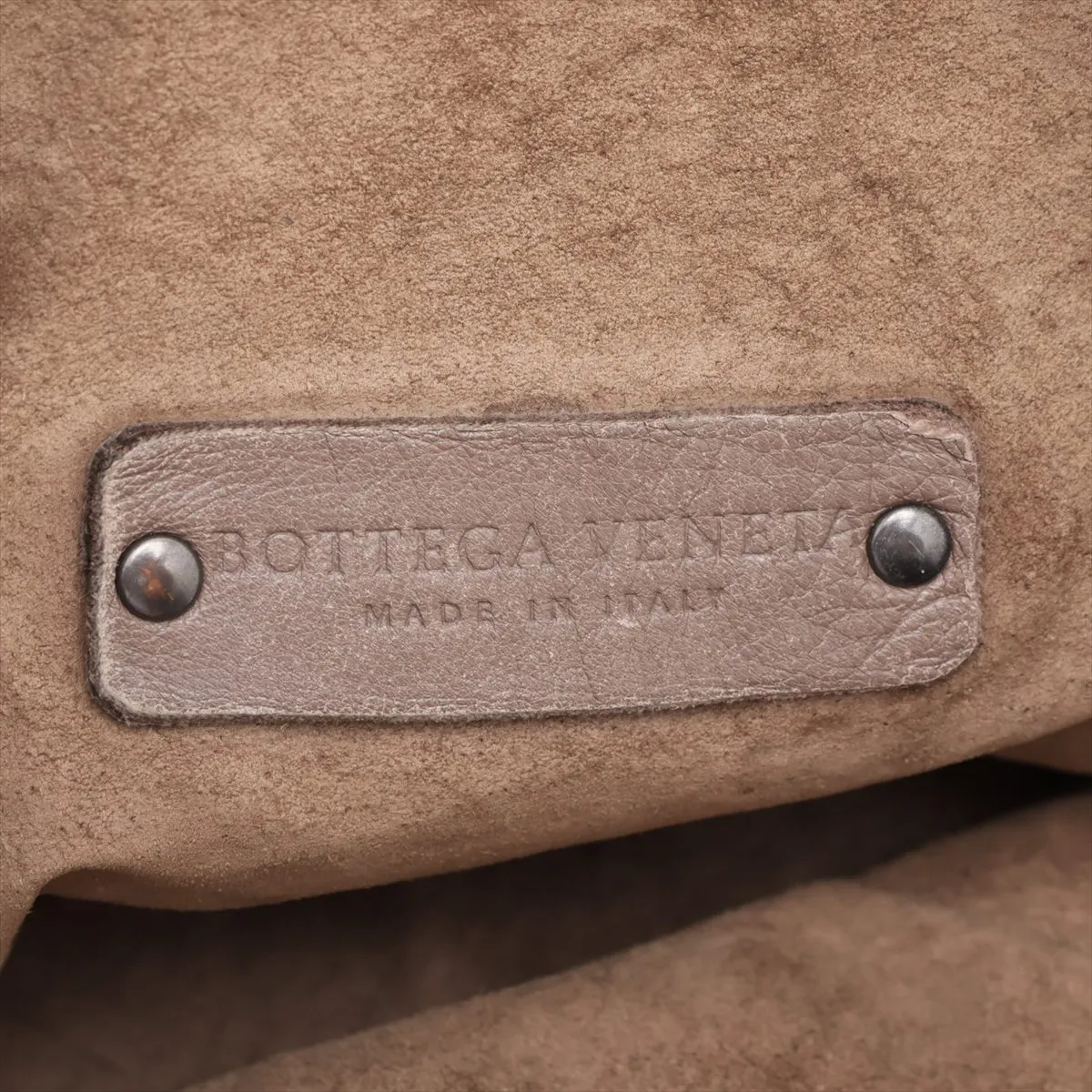 Intrecciato Leather Shoulder Bag, Brown — view 8
