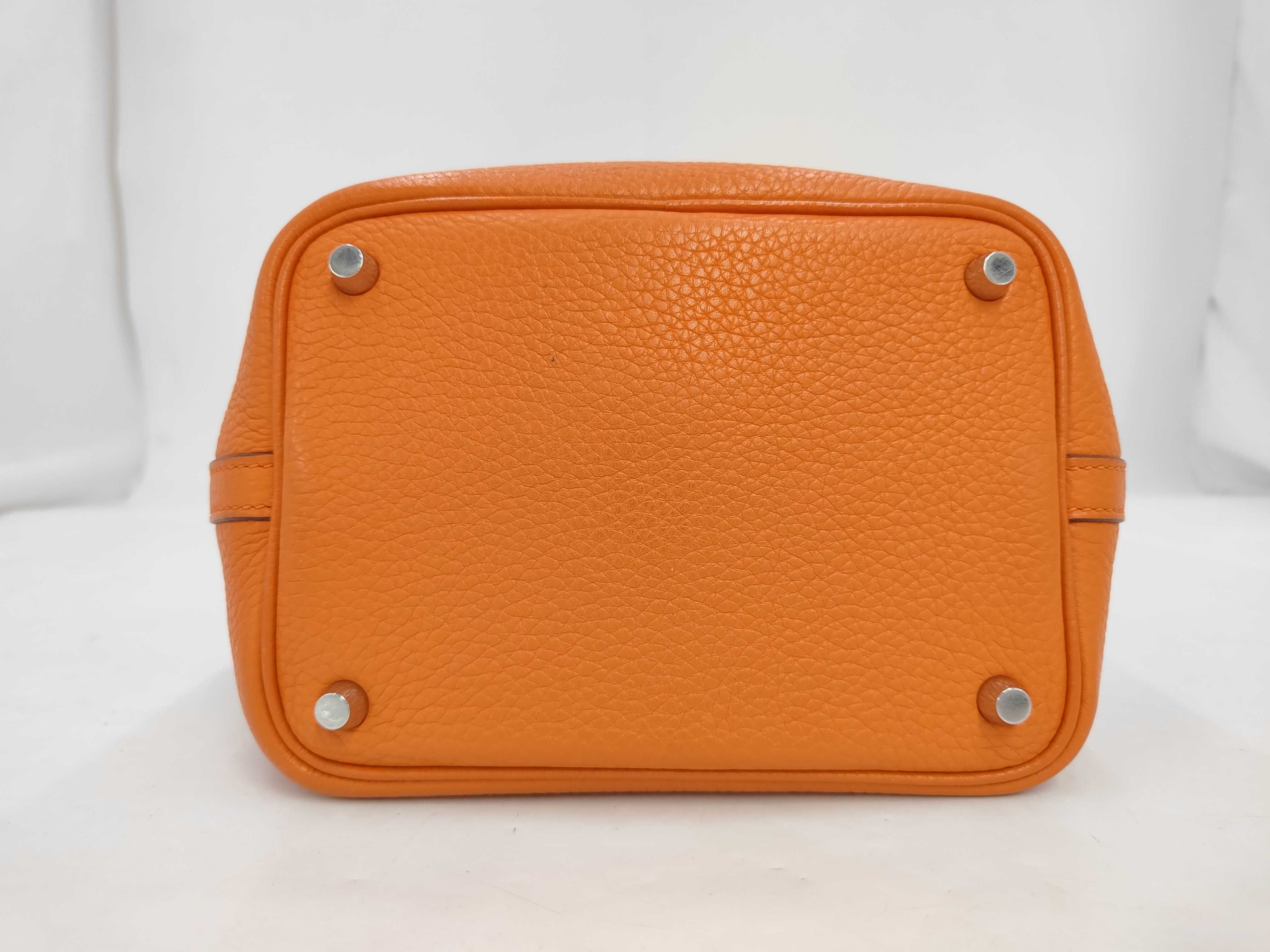 Picotin Lock PM handbag in Taurillon Clemence leather — view 3