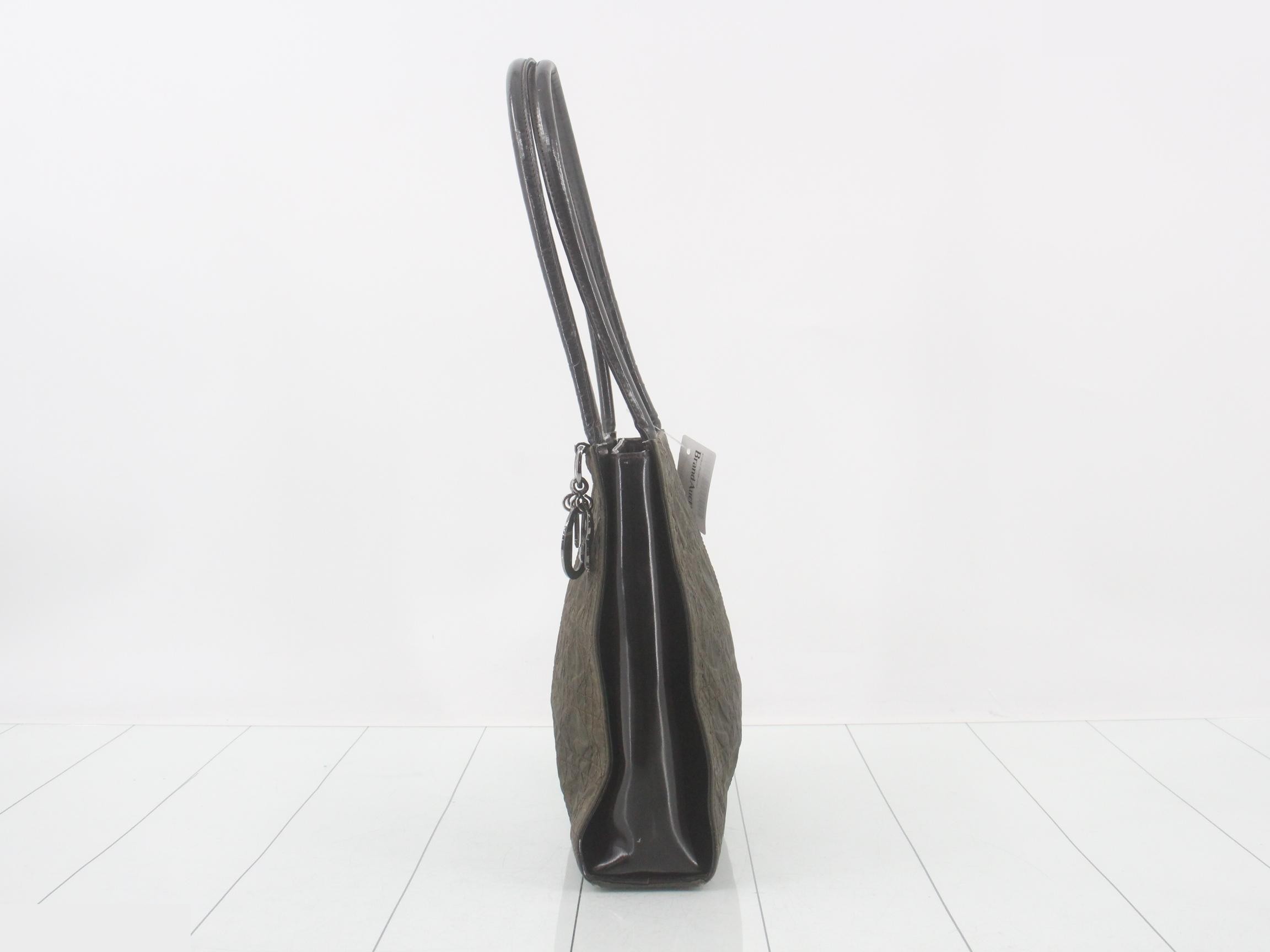 Cannage Tote Bag, Khaki — view 3