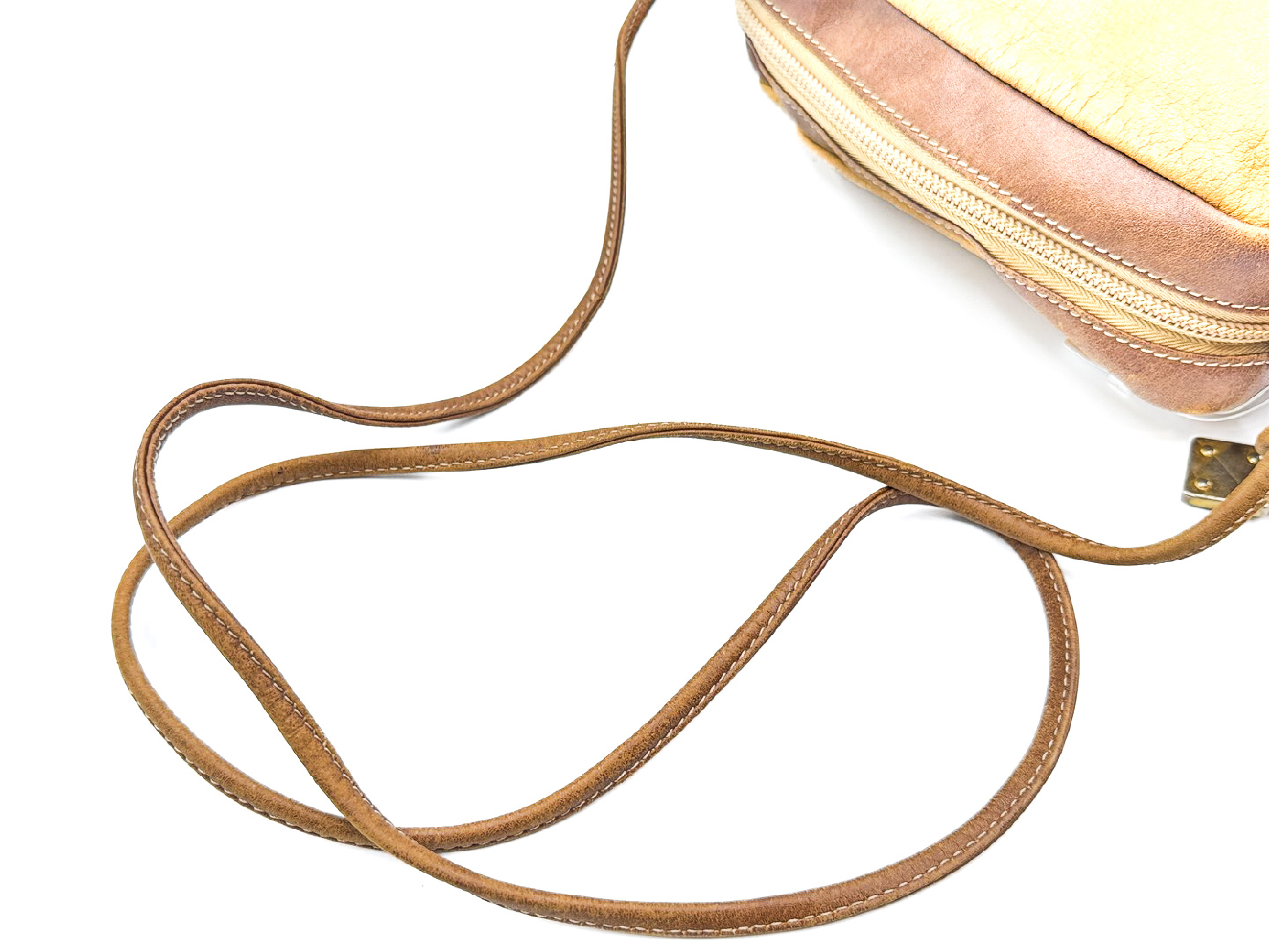 Anagram Gold Hardware Leather Shoulder Bag — view 3